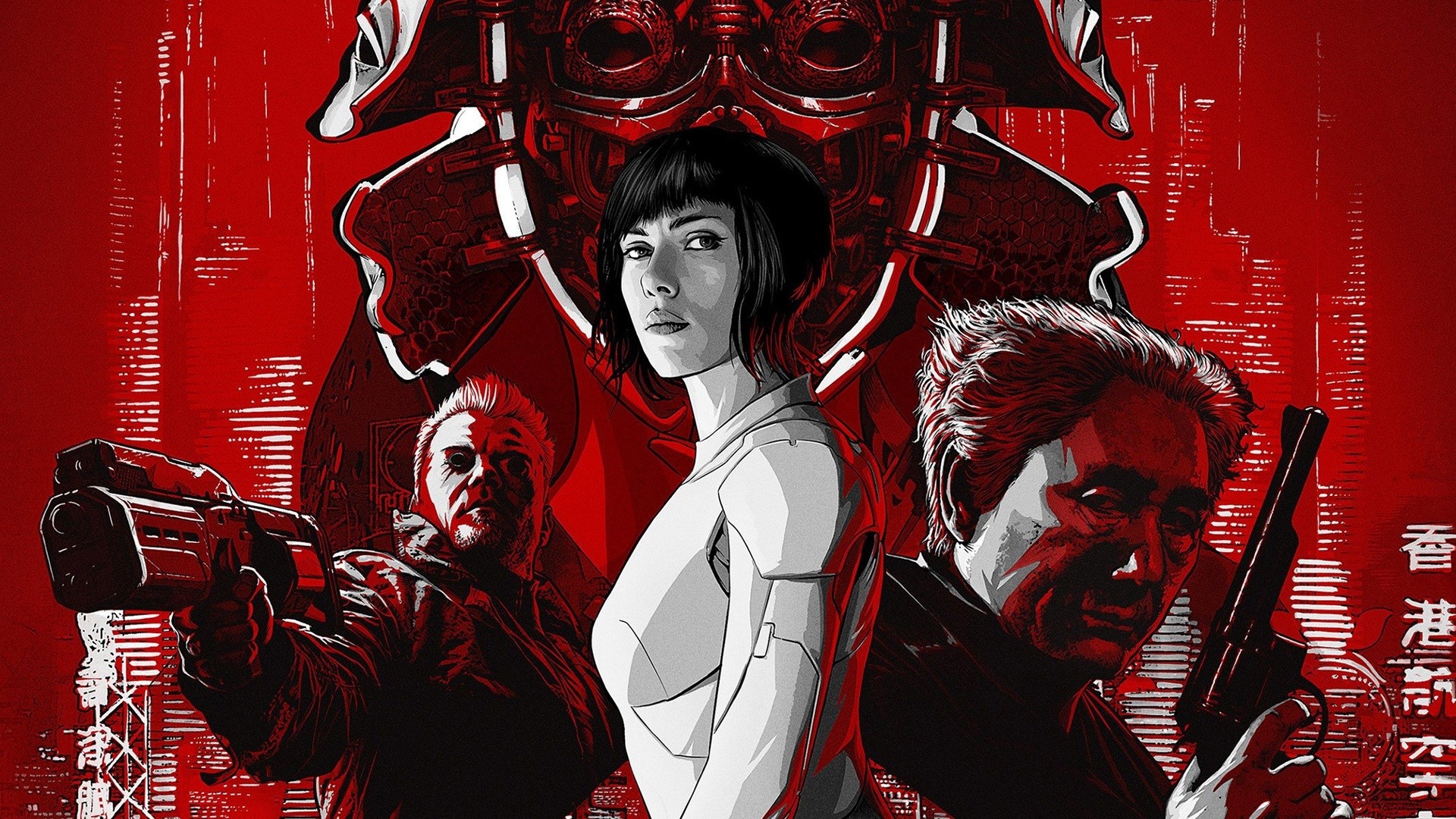 Ghost in the Shell 2017 Poster HD Wallpaper
