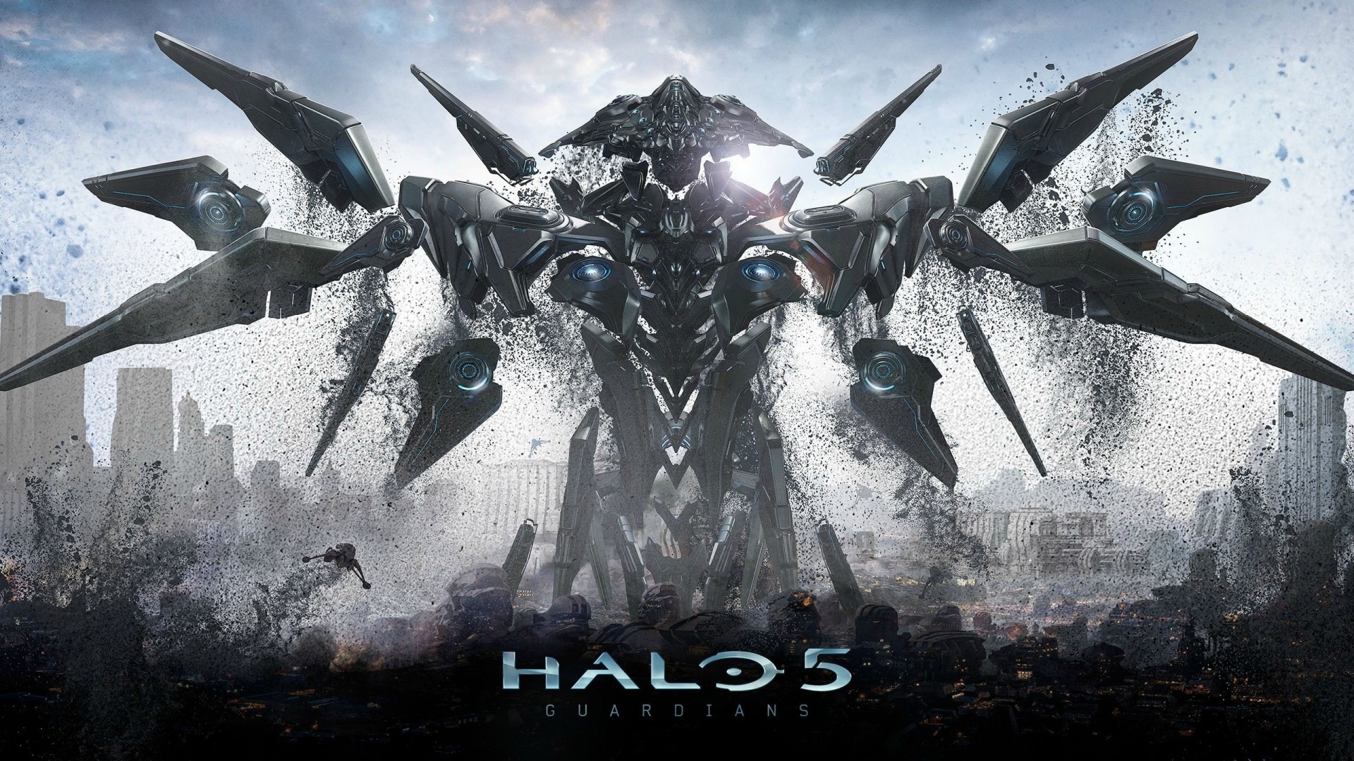 Halo 5 Guardians Promethean Giant Robot HD Wallpaper