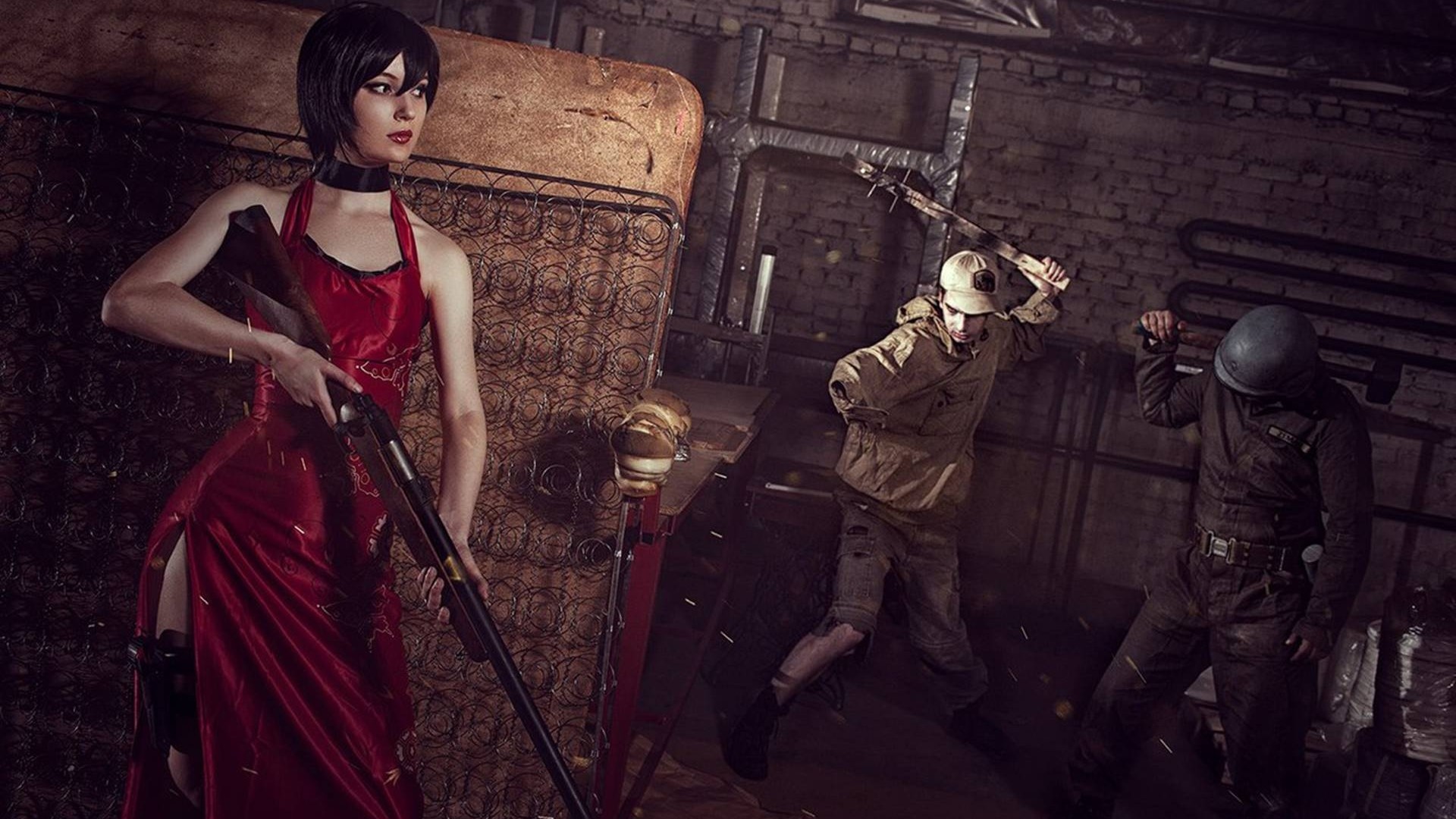 Ada Wong from Resident Evil Cosplay HD Wallpaper