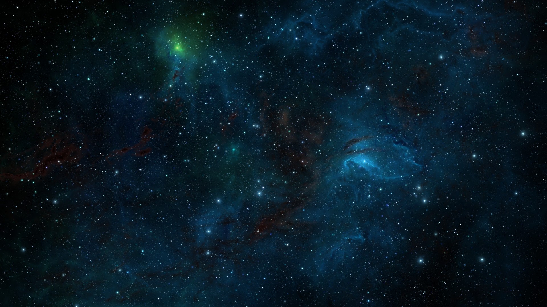 Deep Space Nebula with Stars HD Wallpaper