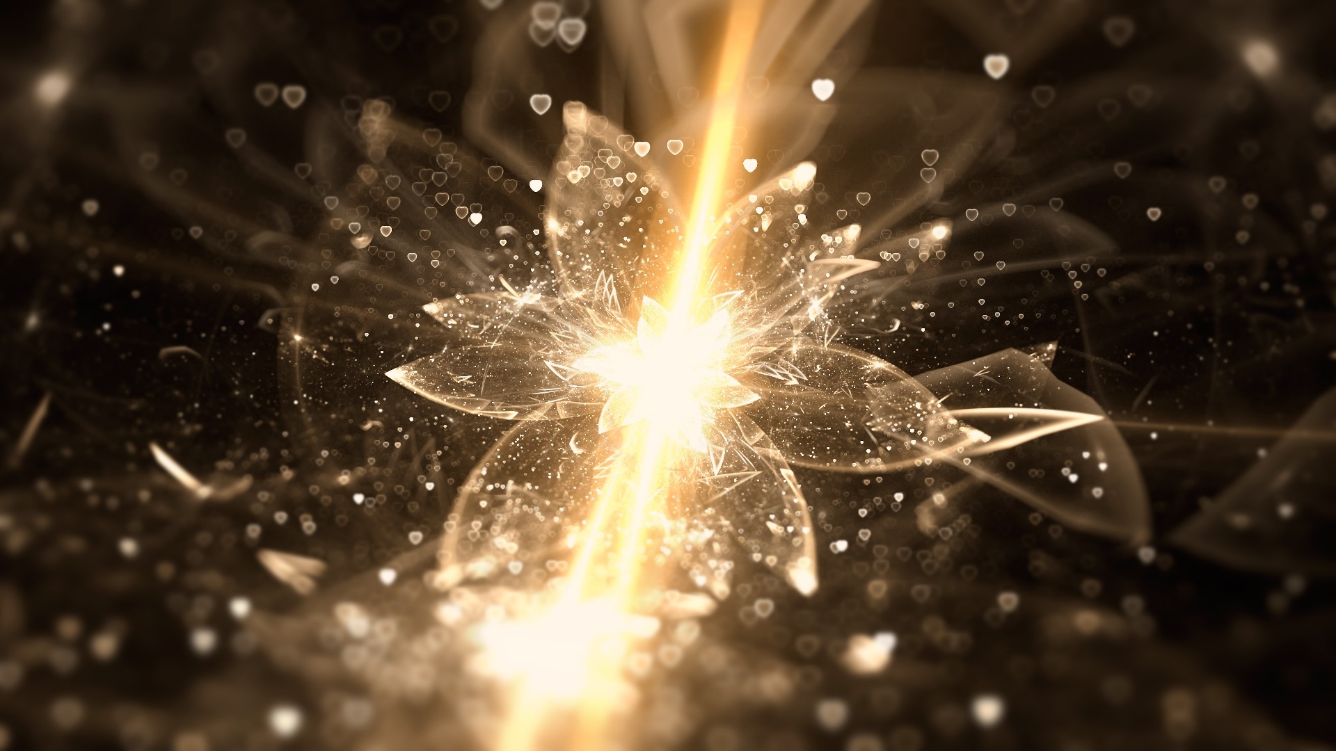 Golden HD Wallpaper