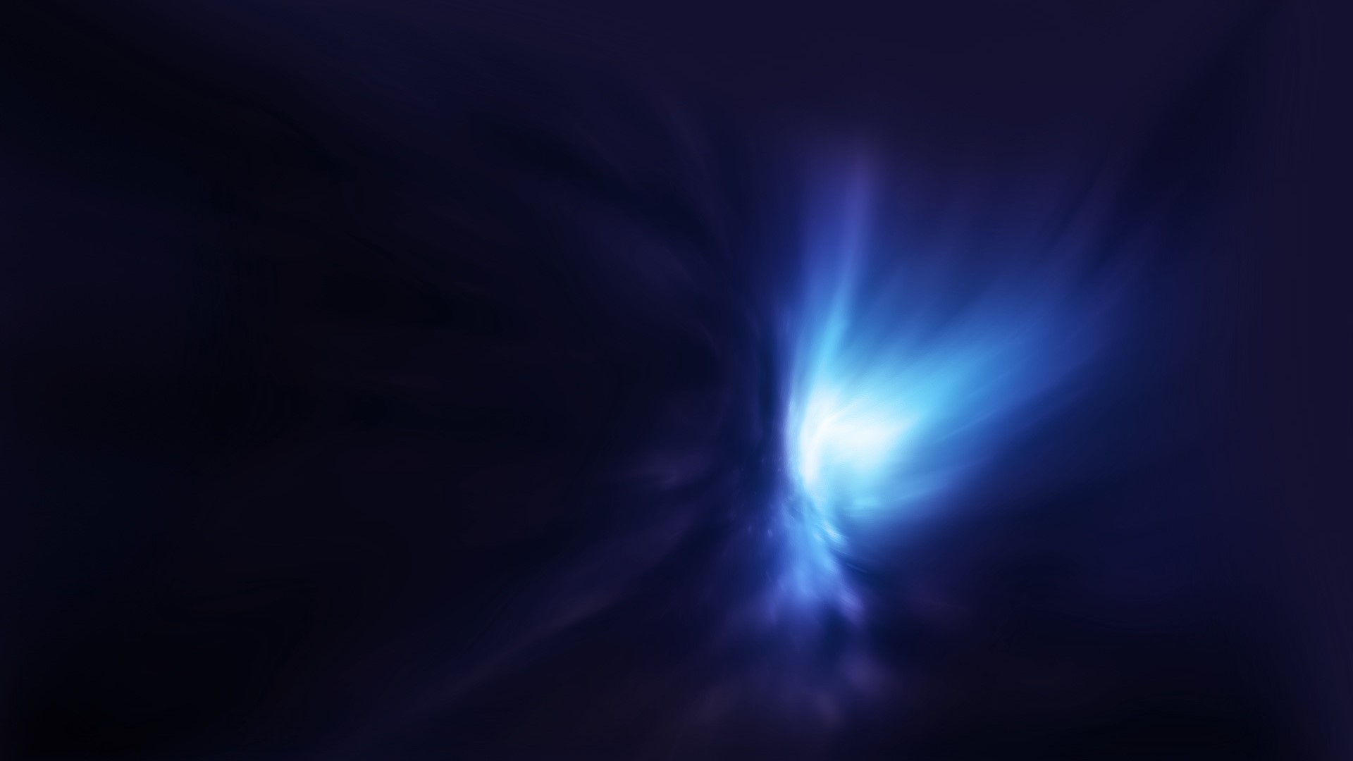 Abstract Blue Light Burst HD Wallpaper