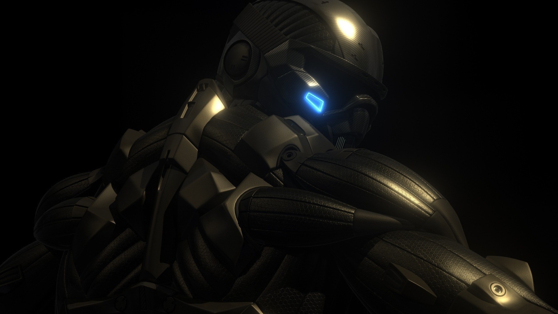Crysis Nanosuit close-up HD Wallpaper