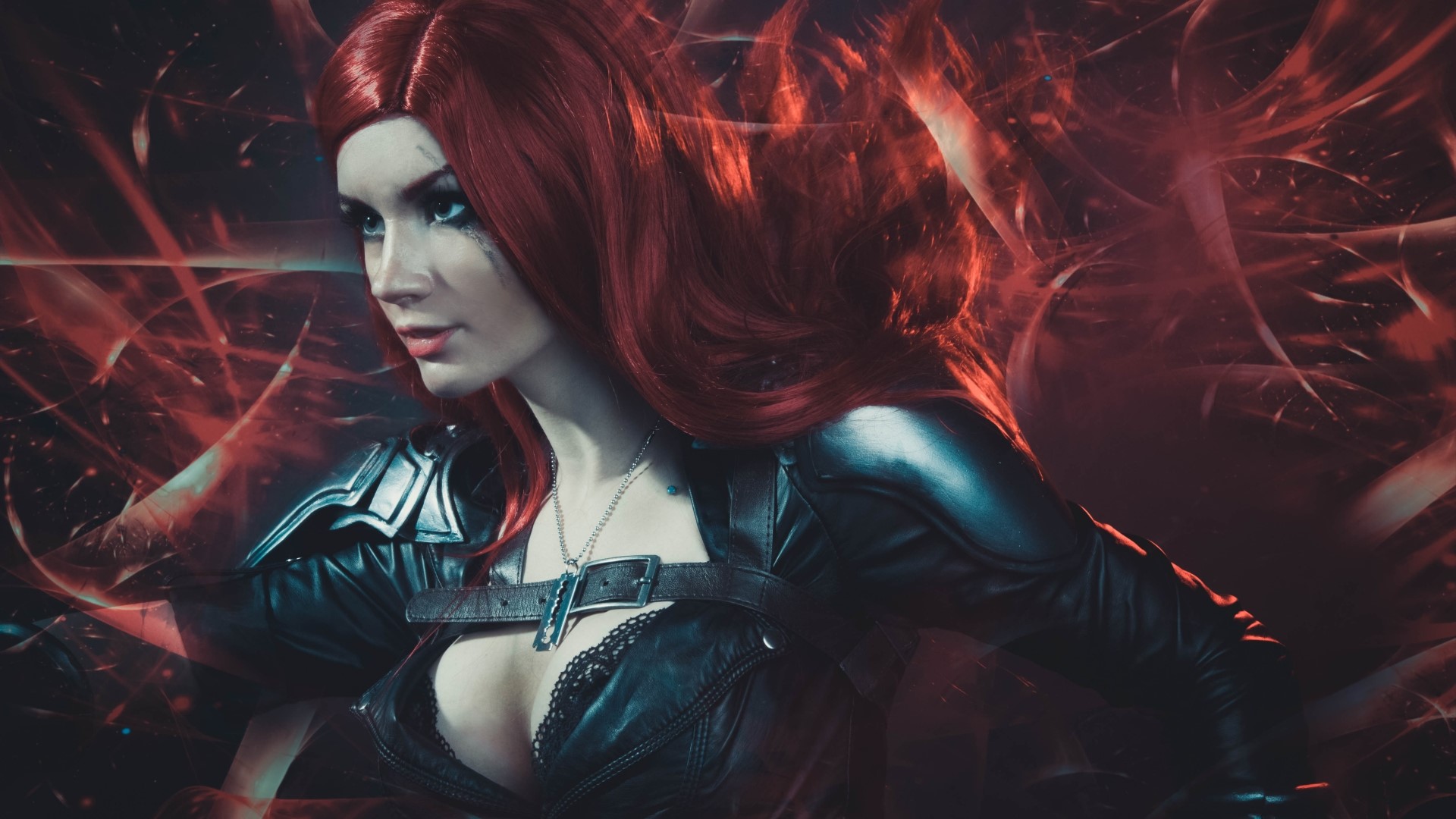 Katarina from League of Legends Cosplay HD Wallpaper