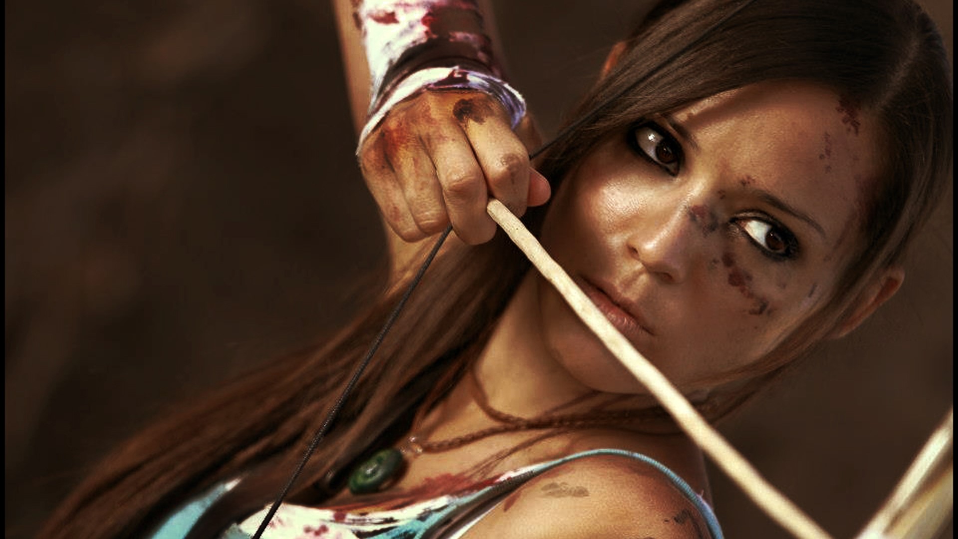 Lara Croft from Tomb Raider Cosplay HD Wallpaper