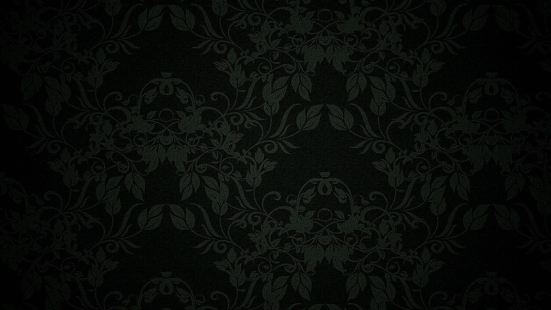 Dark Floral Pattern HD Wallpaper
