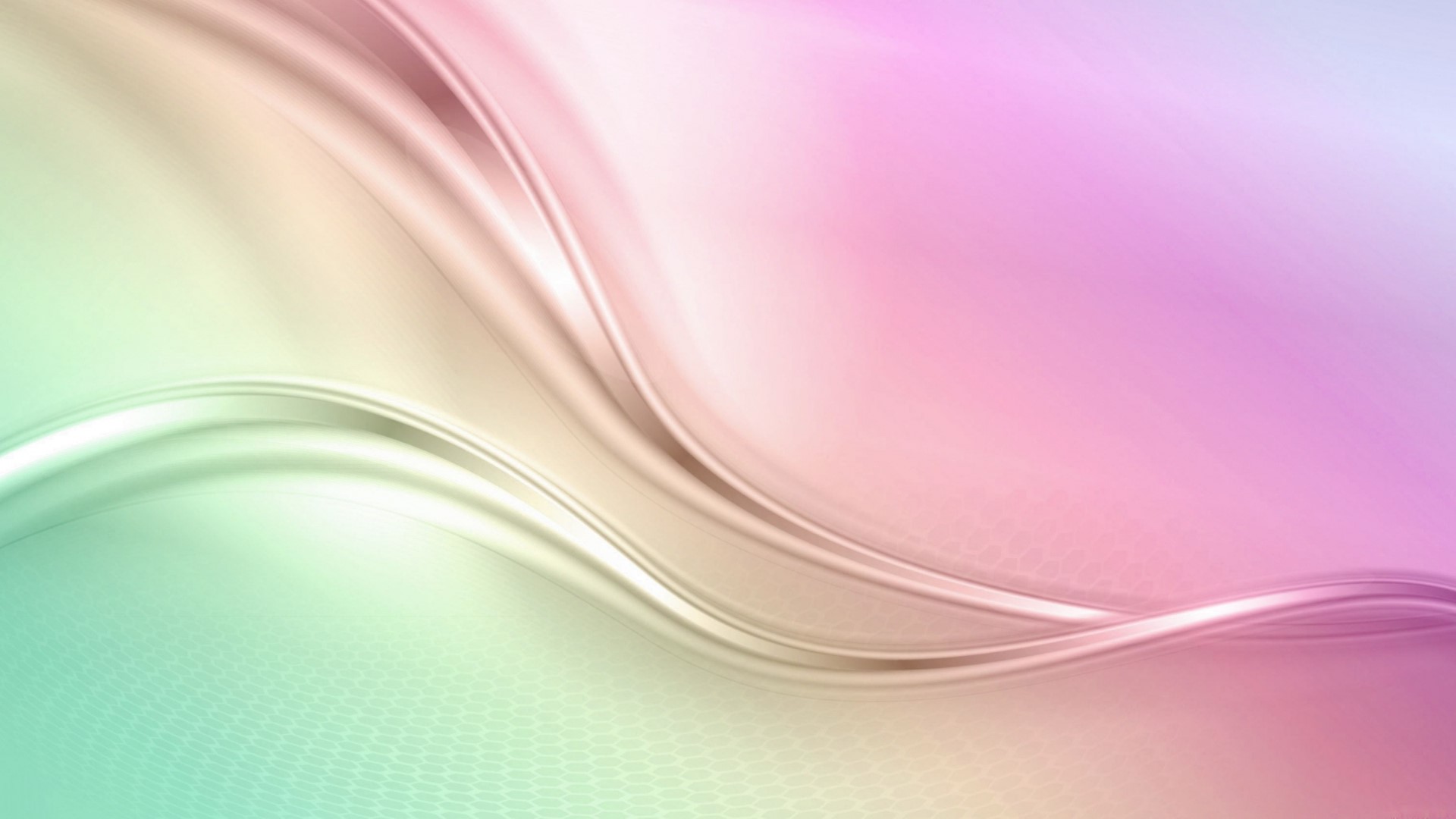 Abstract flowing lines with pastel colors HD Wallpaper