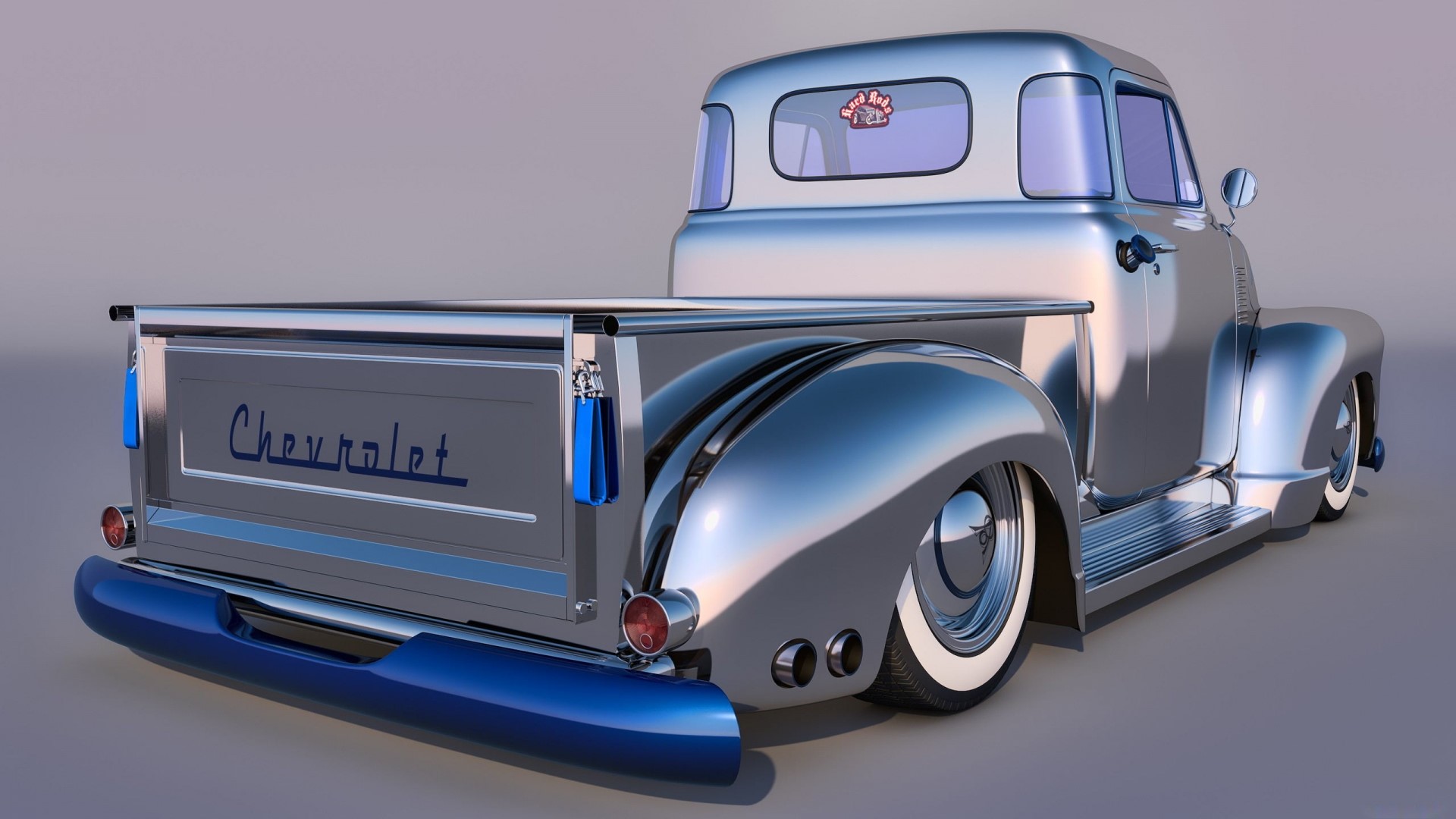 Customized Chevrolet Pickup Truck HD Wallpaper