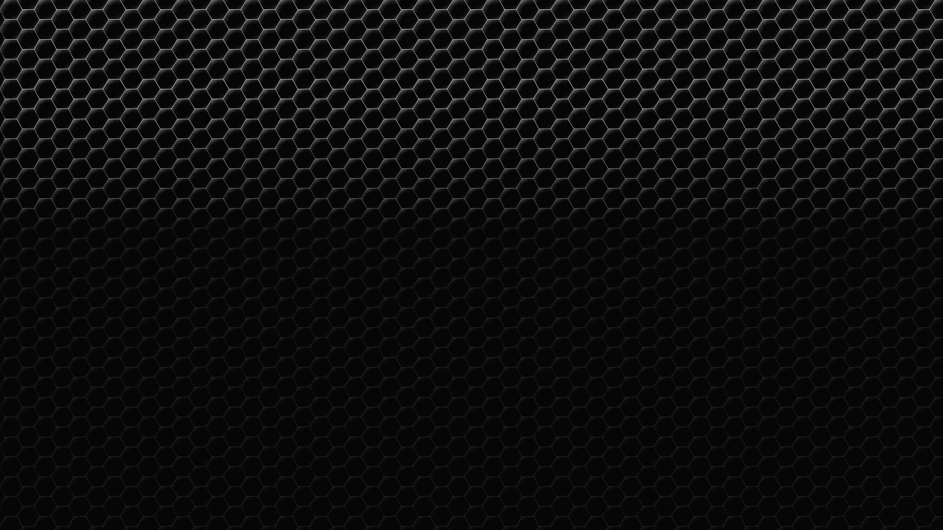 Black Hexagonal Grid Pattern HD Wallpaper
