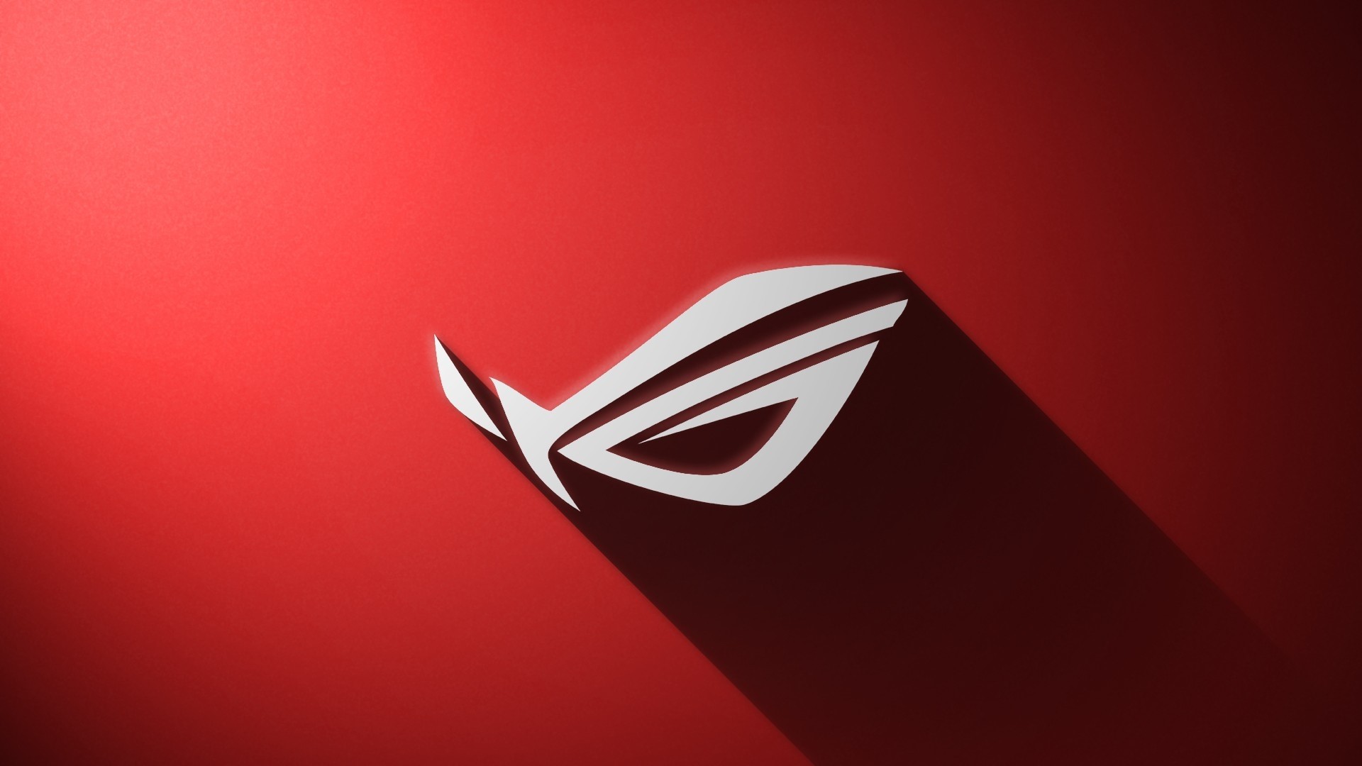 Republic of Gamers logo on red background HD Wallpaper