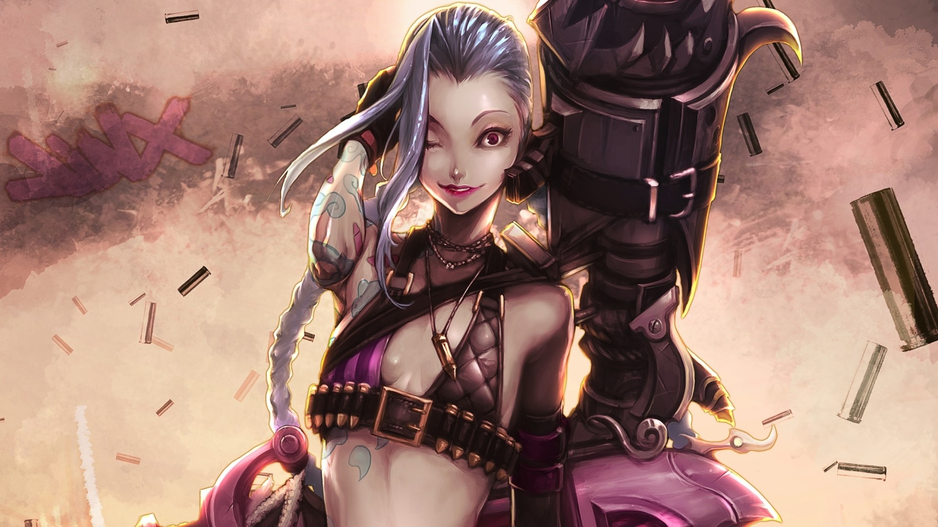 Jinx from League of Legends HD Wallpaper