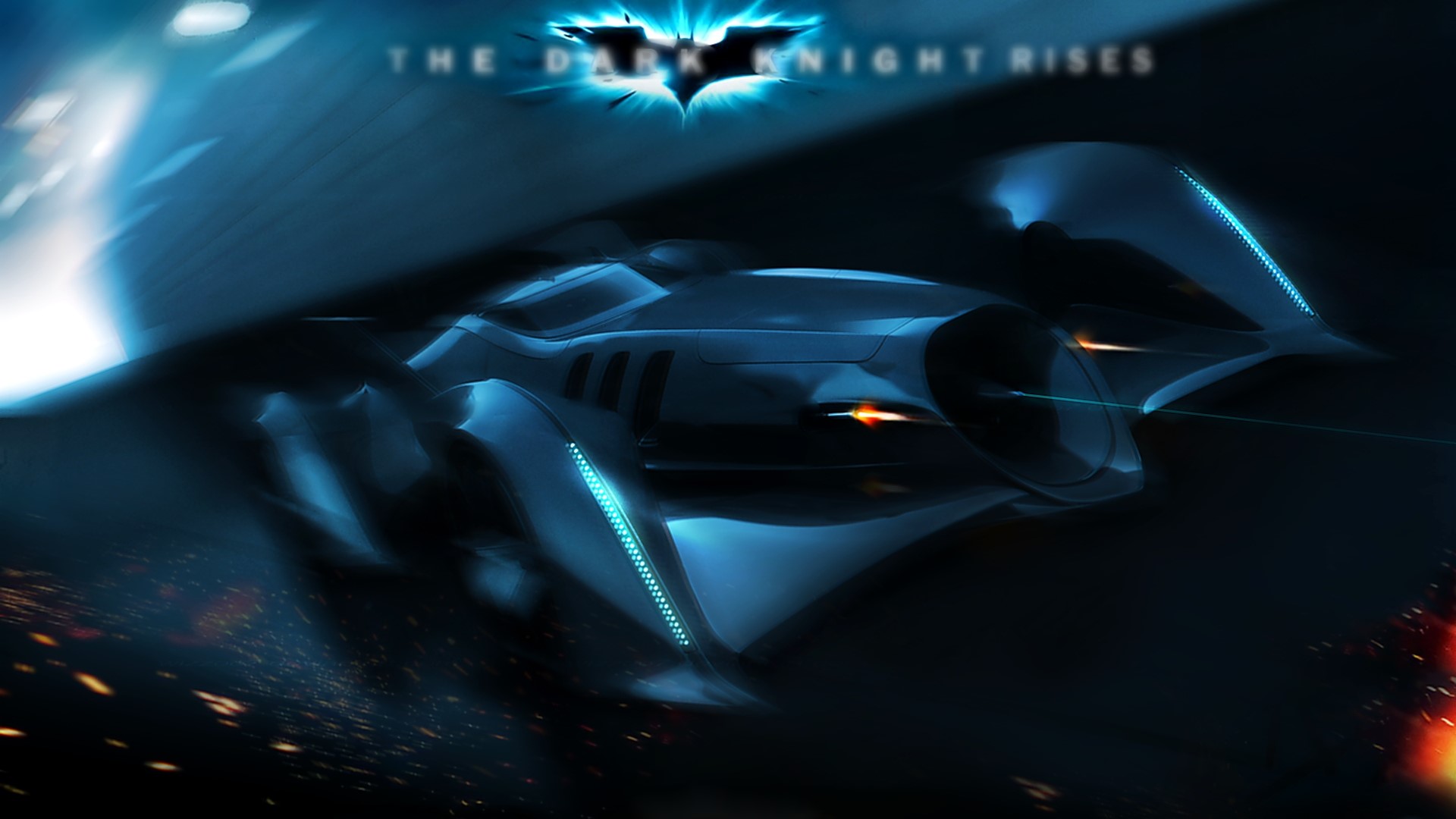 The Dark Knight Rises Batmobile HD Wallpaper
