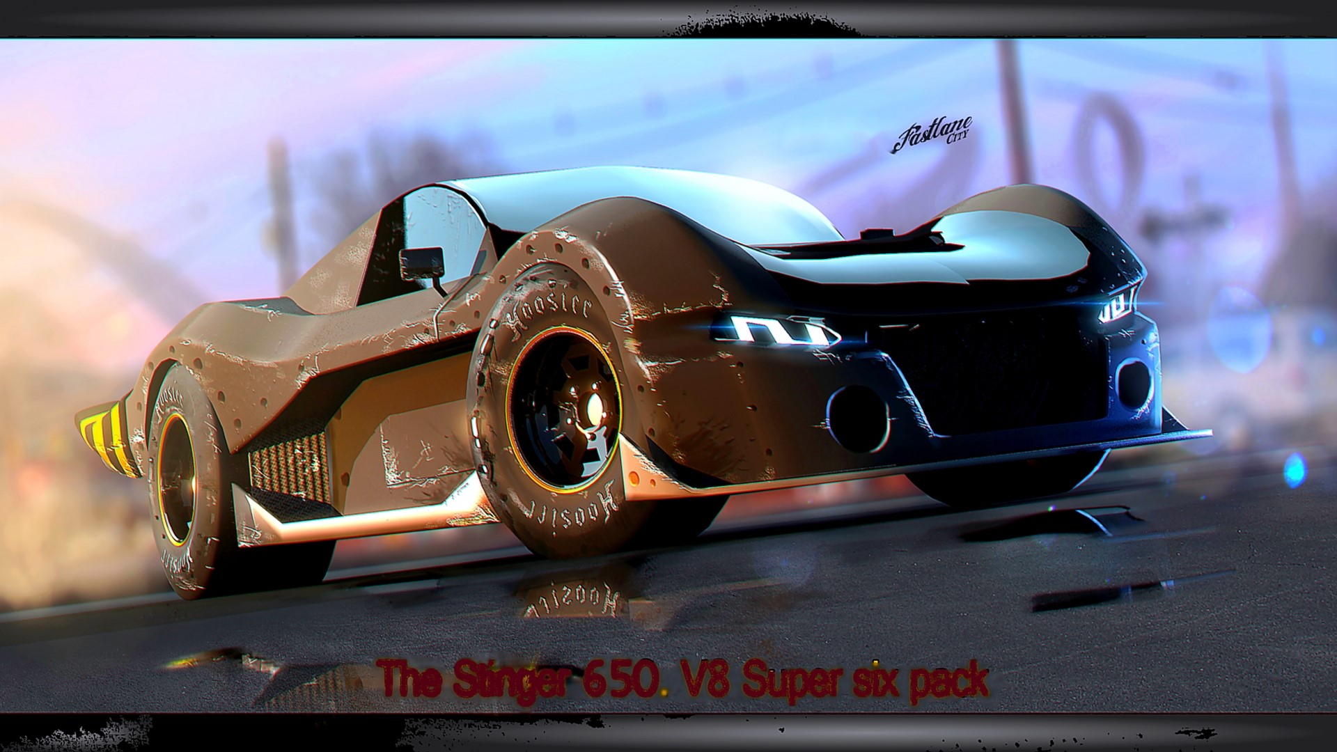 The Stinger 650. V8 Super six pack car HD Wallpaper