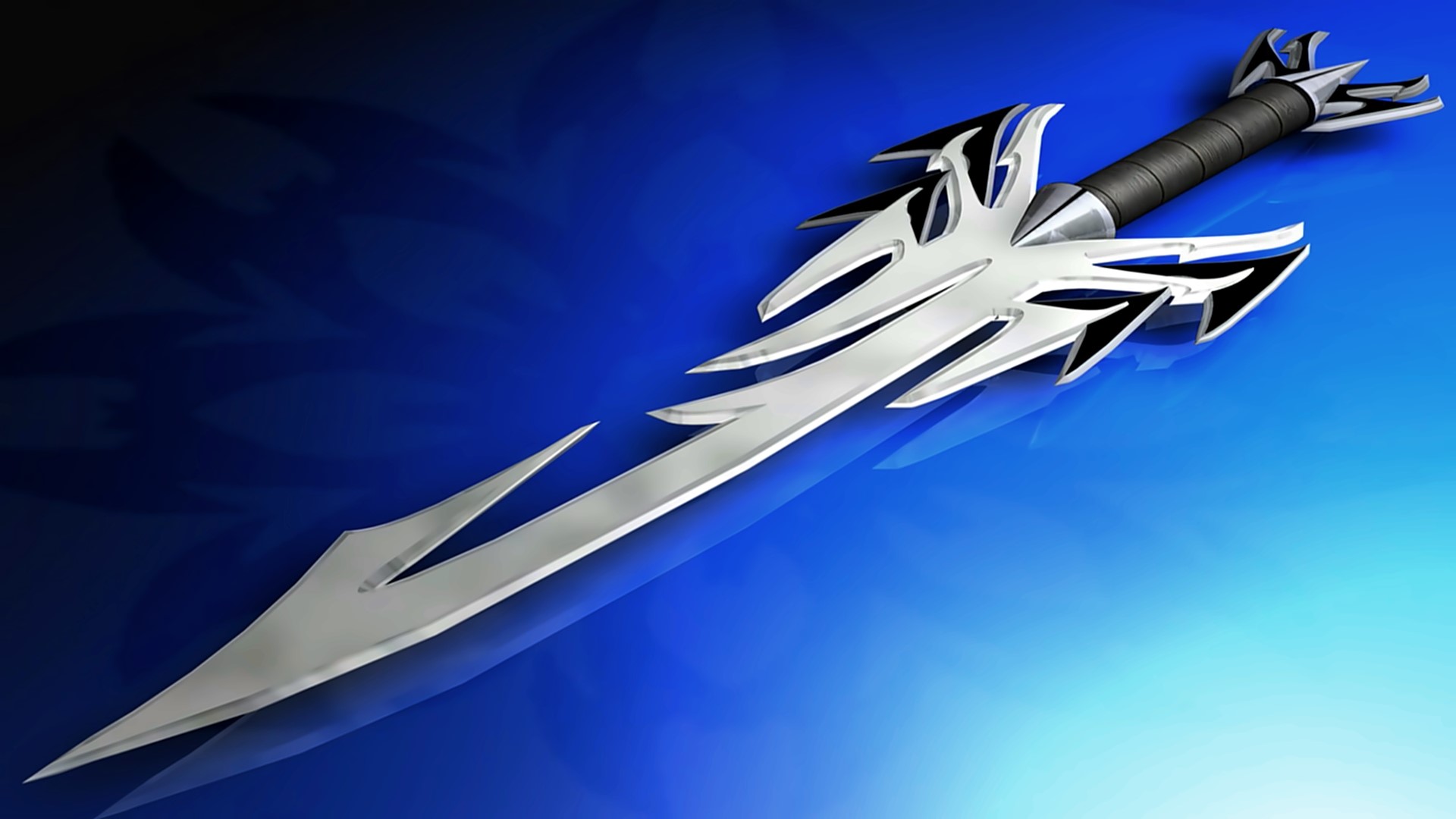 Fantasy Sword with Black Handle HD Wallpaper
