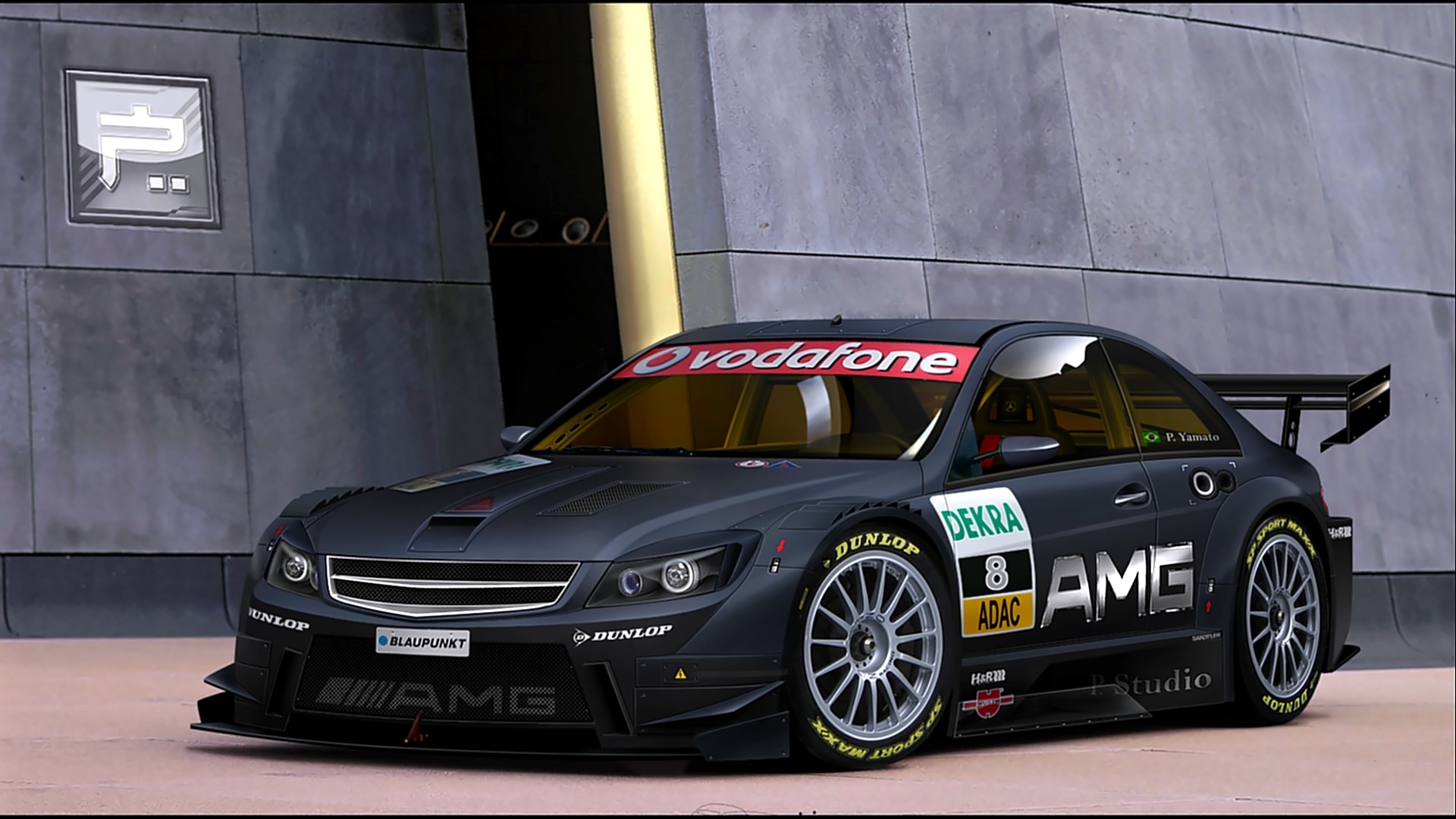 Mercedes-Benz C-Class DTM AMG Race Car HD Wallpaper