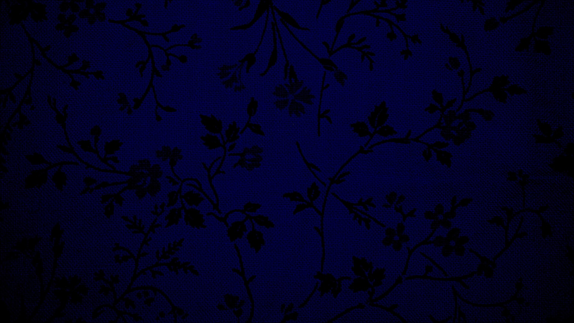Dark blue floral pattern HD Wallpaper