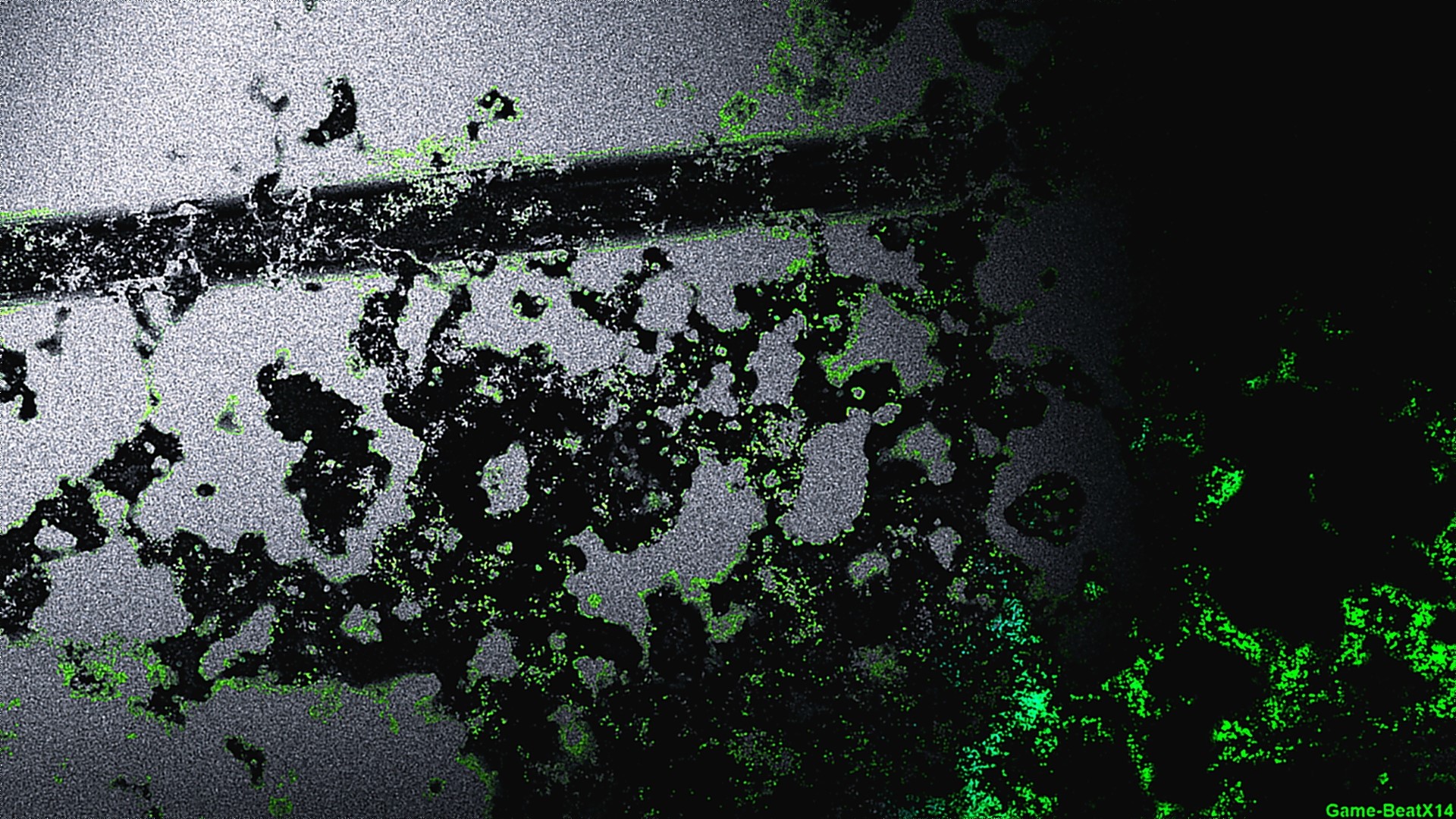 Abstract texture with green and black elements HD Wallpaper