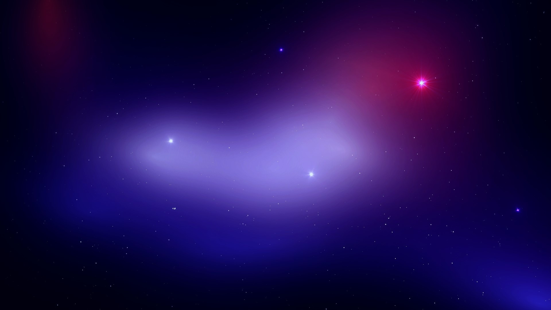 Stars in Nebula HD Wallpaper