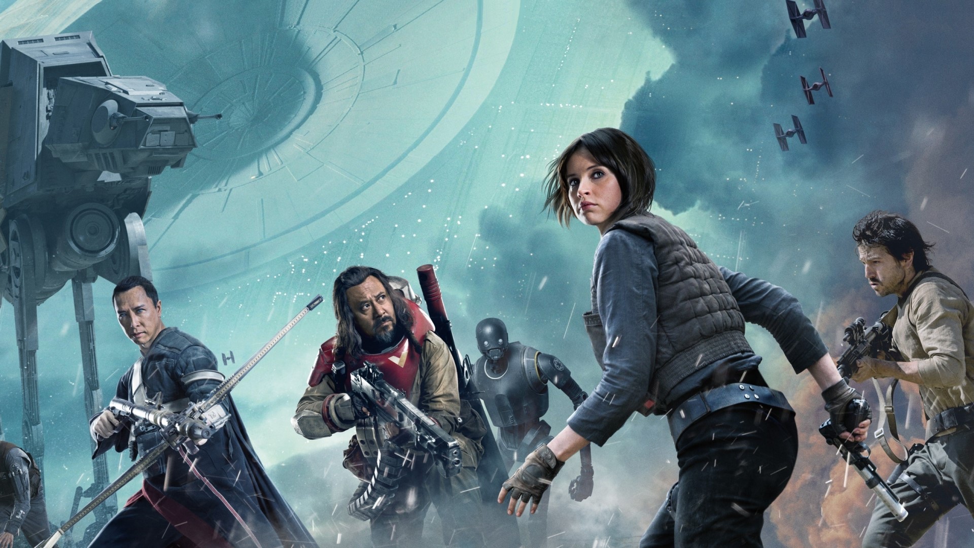 Rogue One: A Star Wars Story characters HD Wallpaper