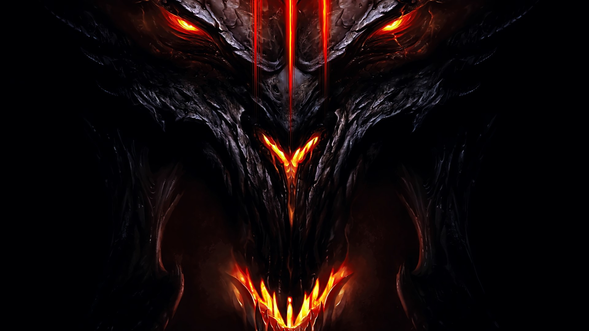 Diablo III Demon Face HD Wallpaper