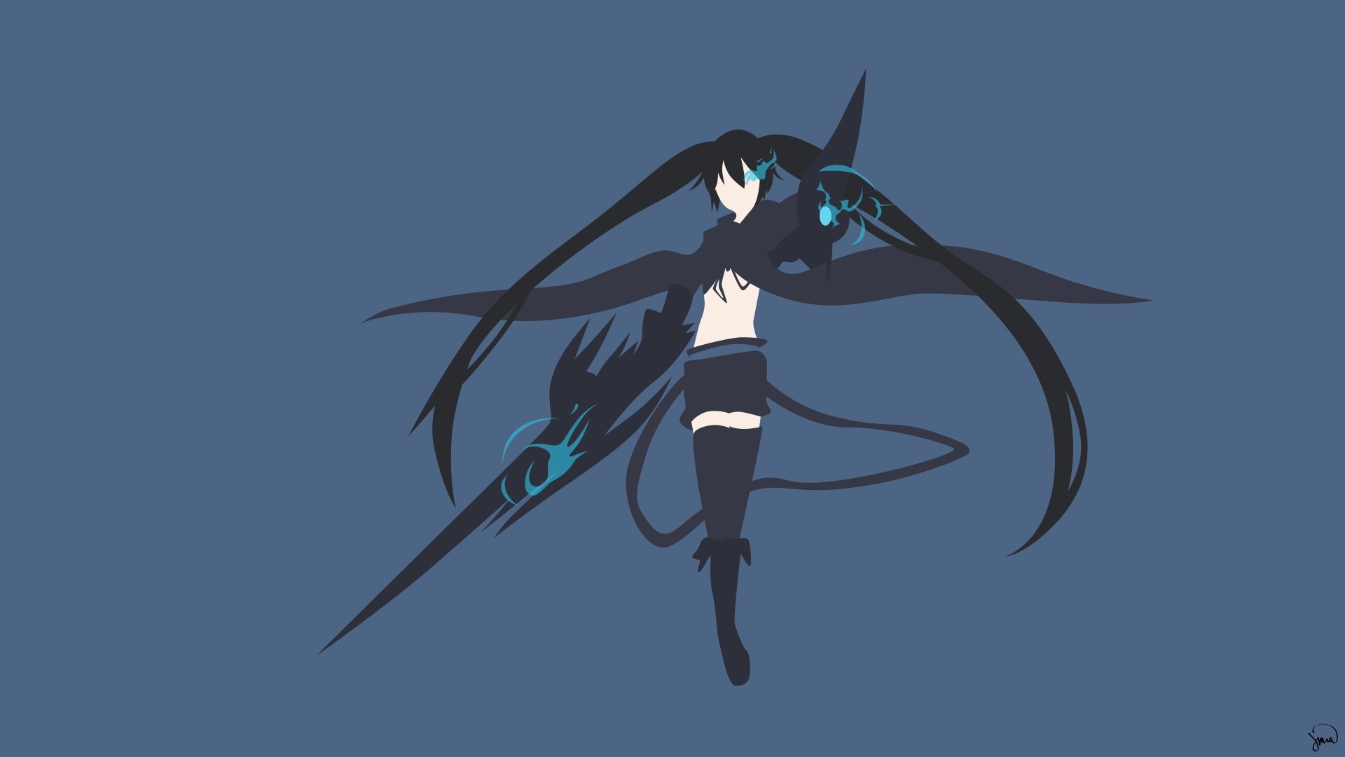 Black Rock Shooter HD Wallpaper