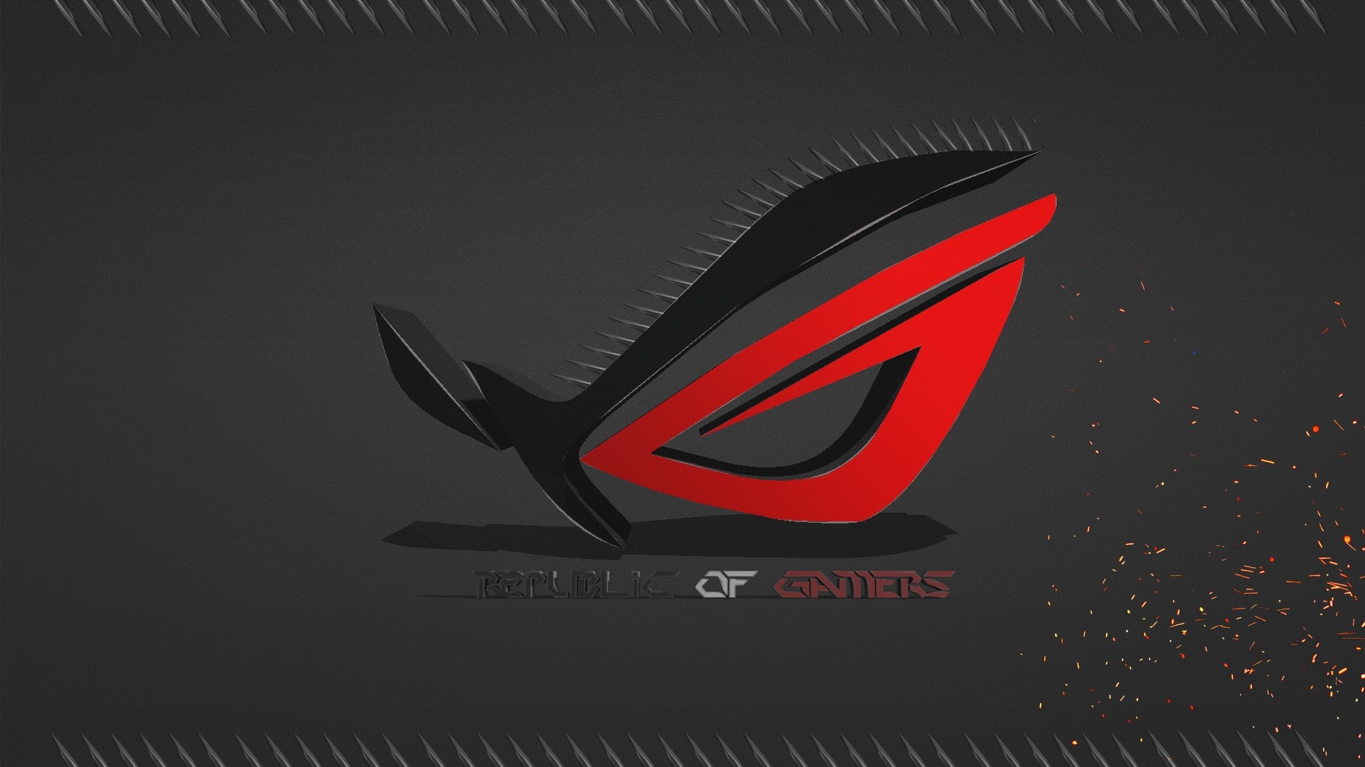 Republic of Gamers logo HD Wallpaper