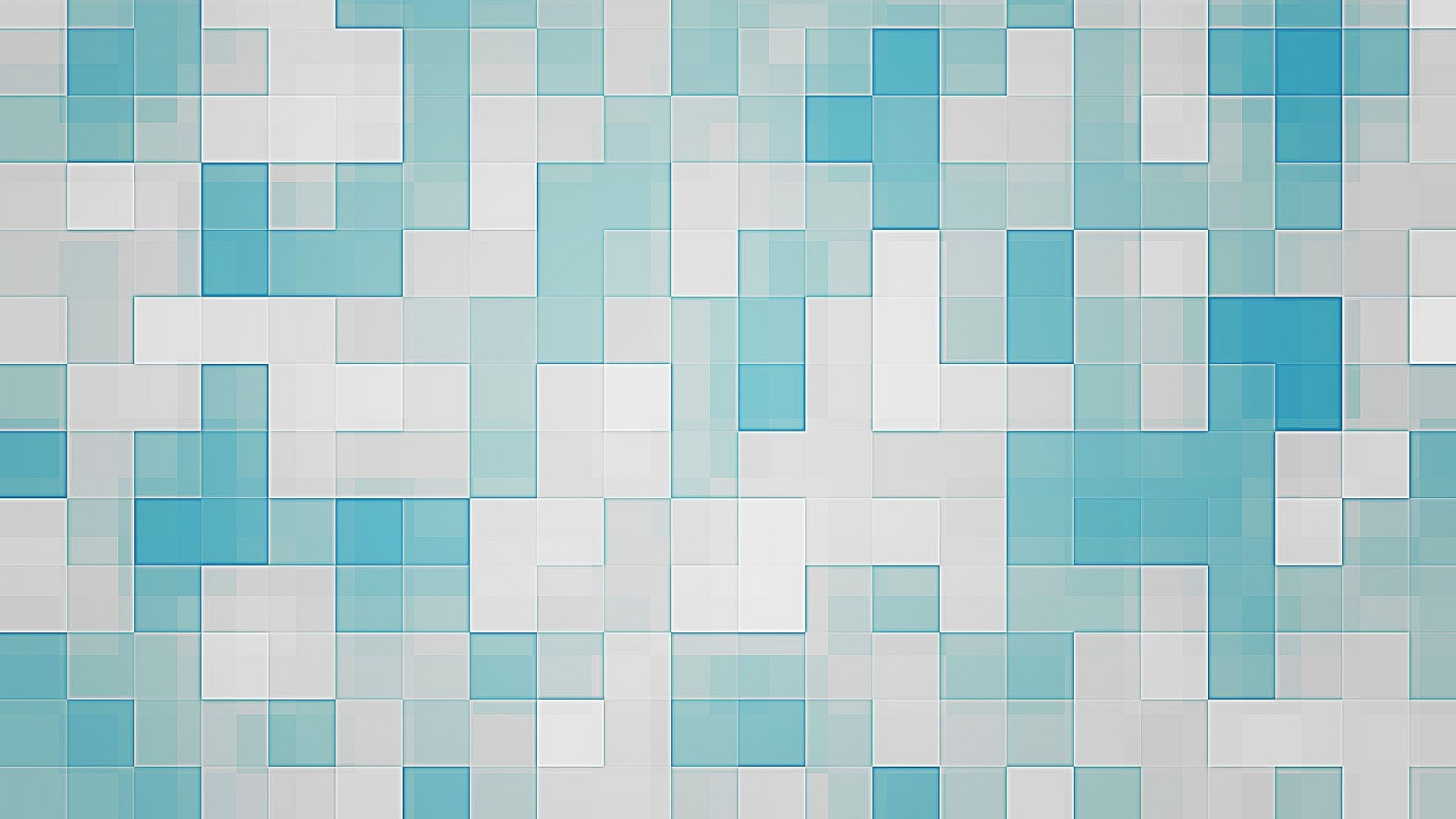 Abstract Geometric Pattern with Blue and White Squares HD Wallpaper