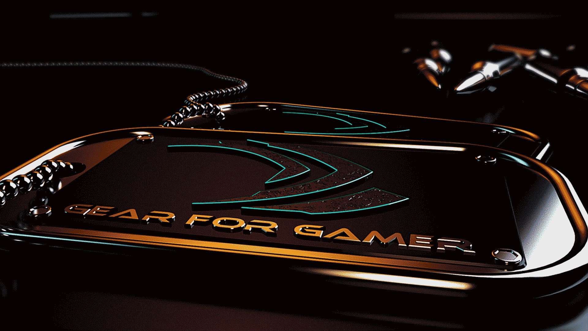 Nvidia Gear for Gamers Dog Tags HD Wallpaper