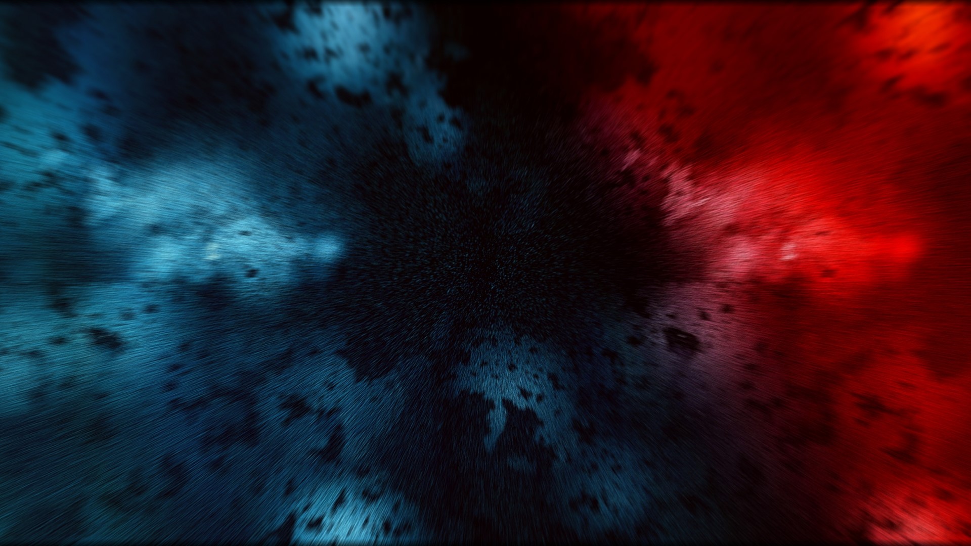 Abstract Red and Blue Explosion HD Wallpaper
