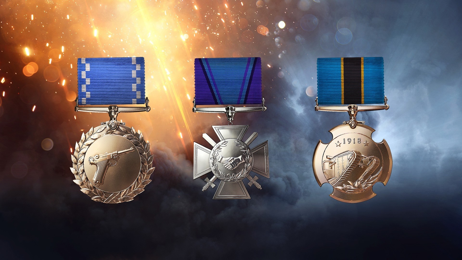 Battlefield 1 Medals HD Wallpaper