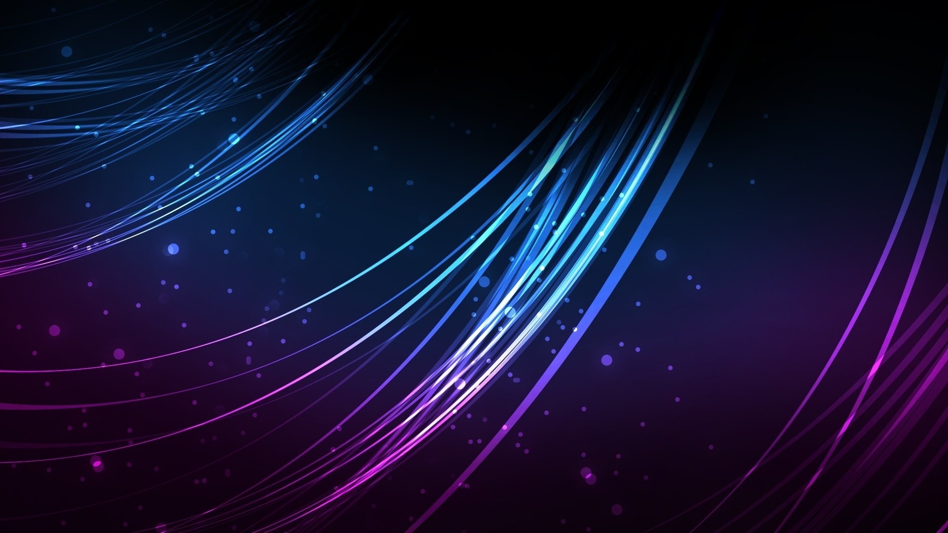 Abstract Blue and Purple Light Streaks HD Wallpaper