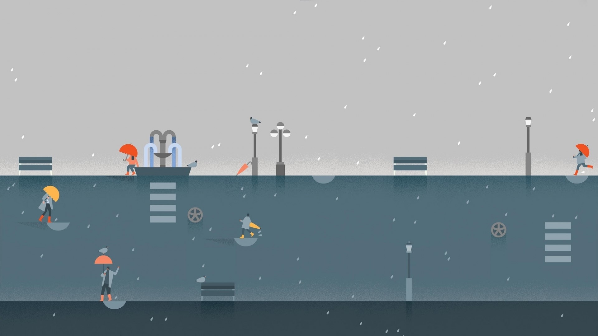 Google Calendar November Doodle HD Wallpaper