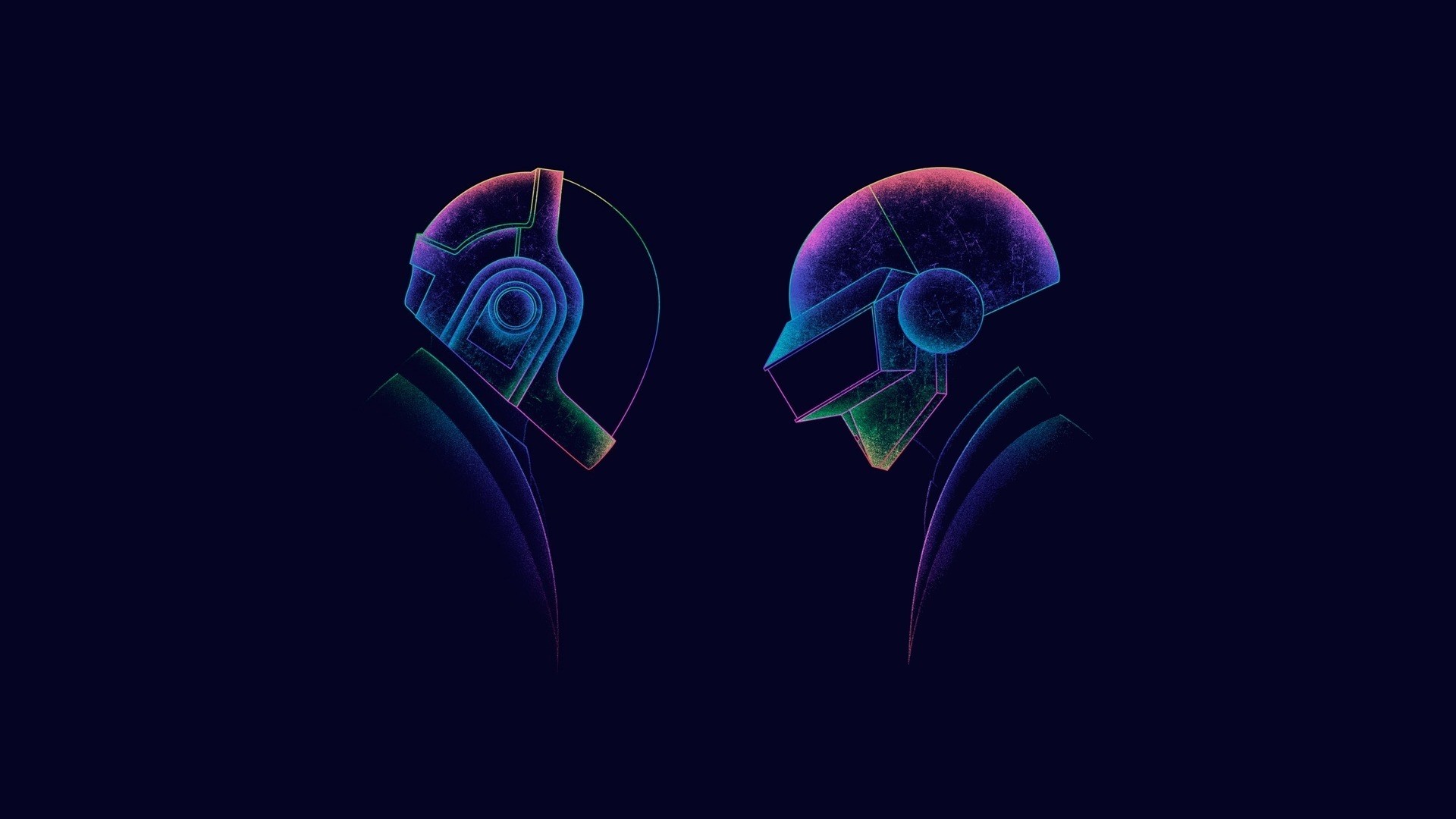 Daft Punk helmets HD Wallpaper