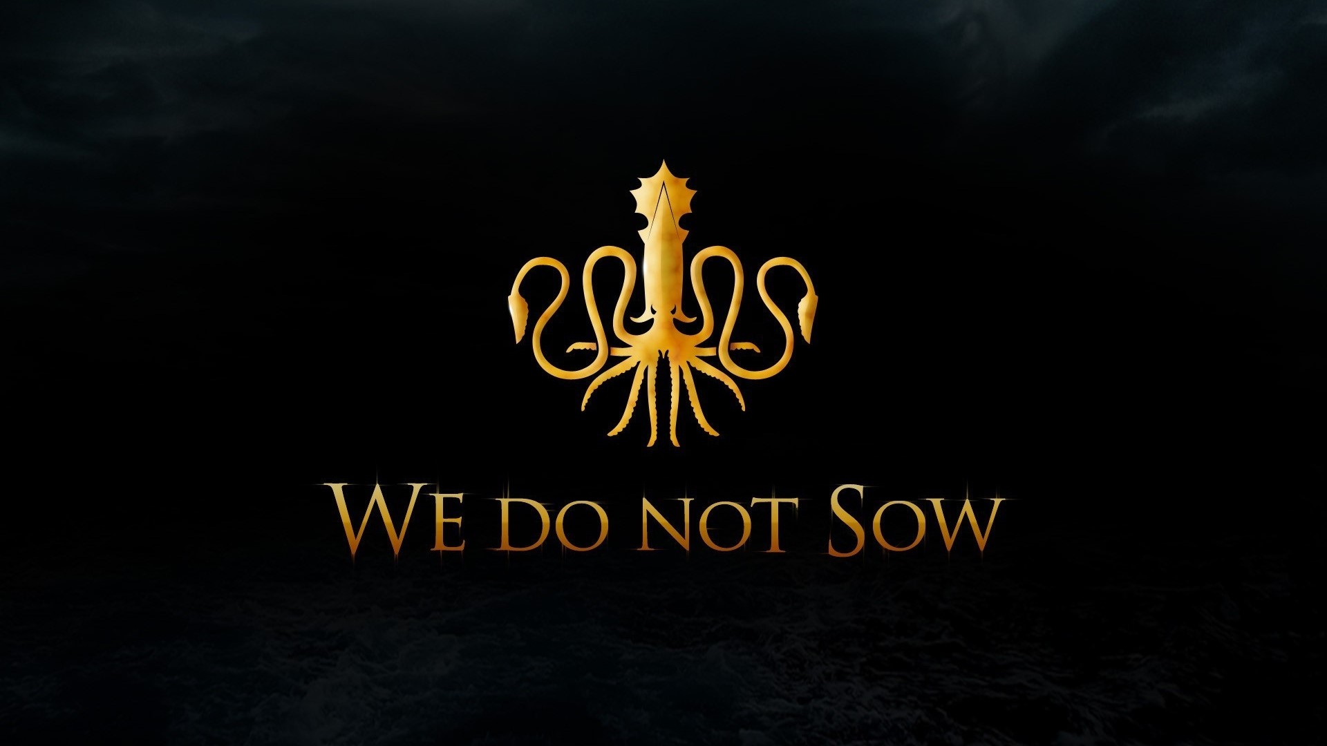House Greyjoy We Do Not Sow logo HD Wallpaper