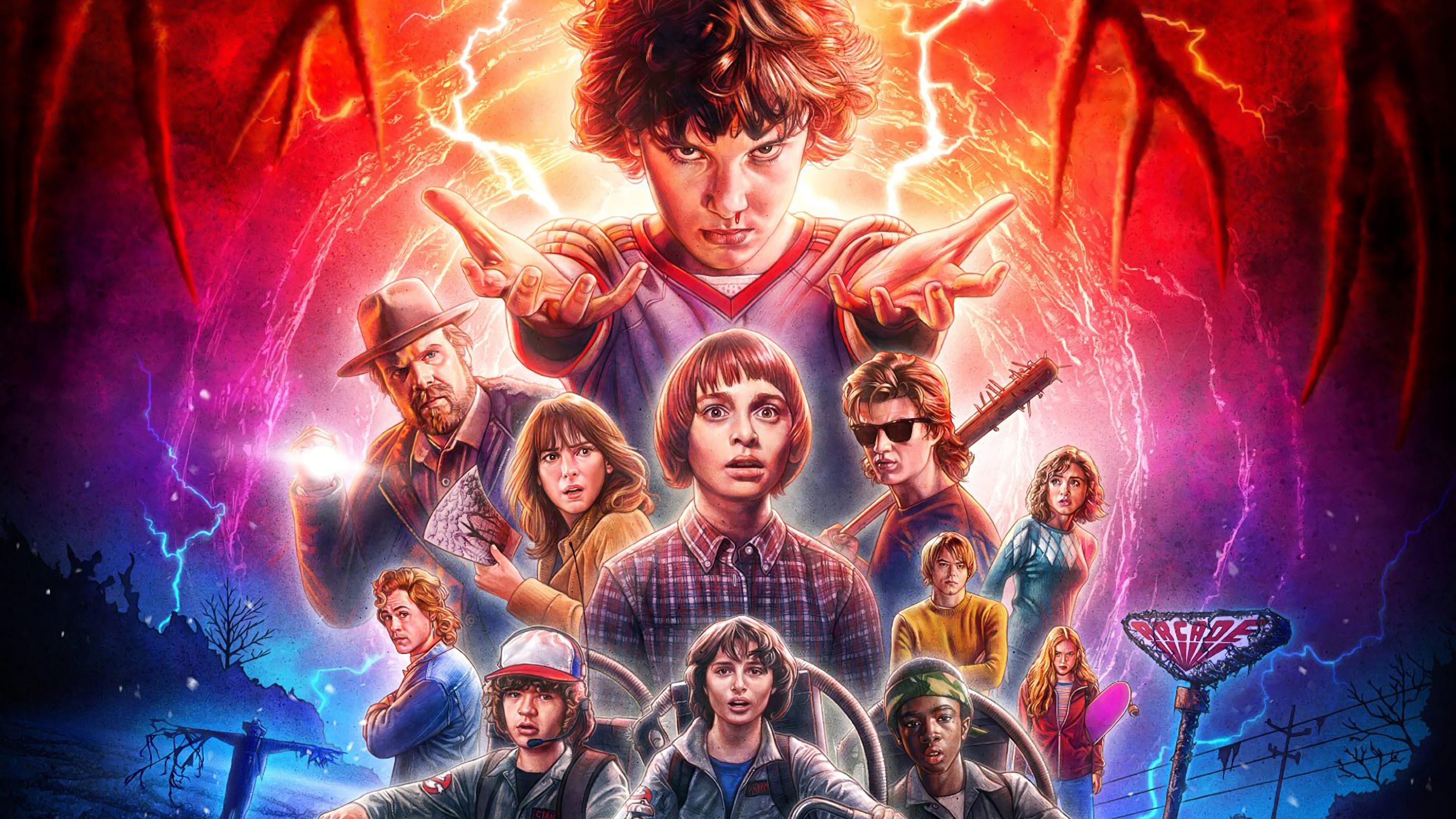 Stranger Things 4K HD Wallpaper