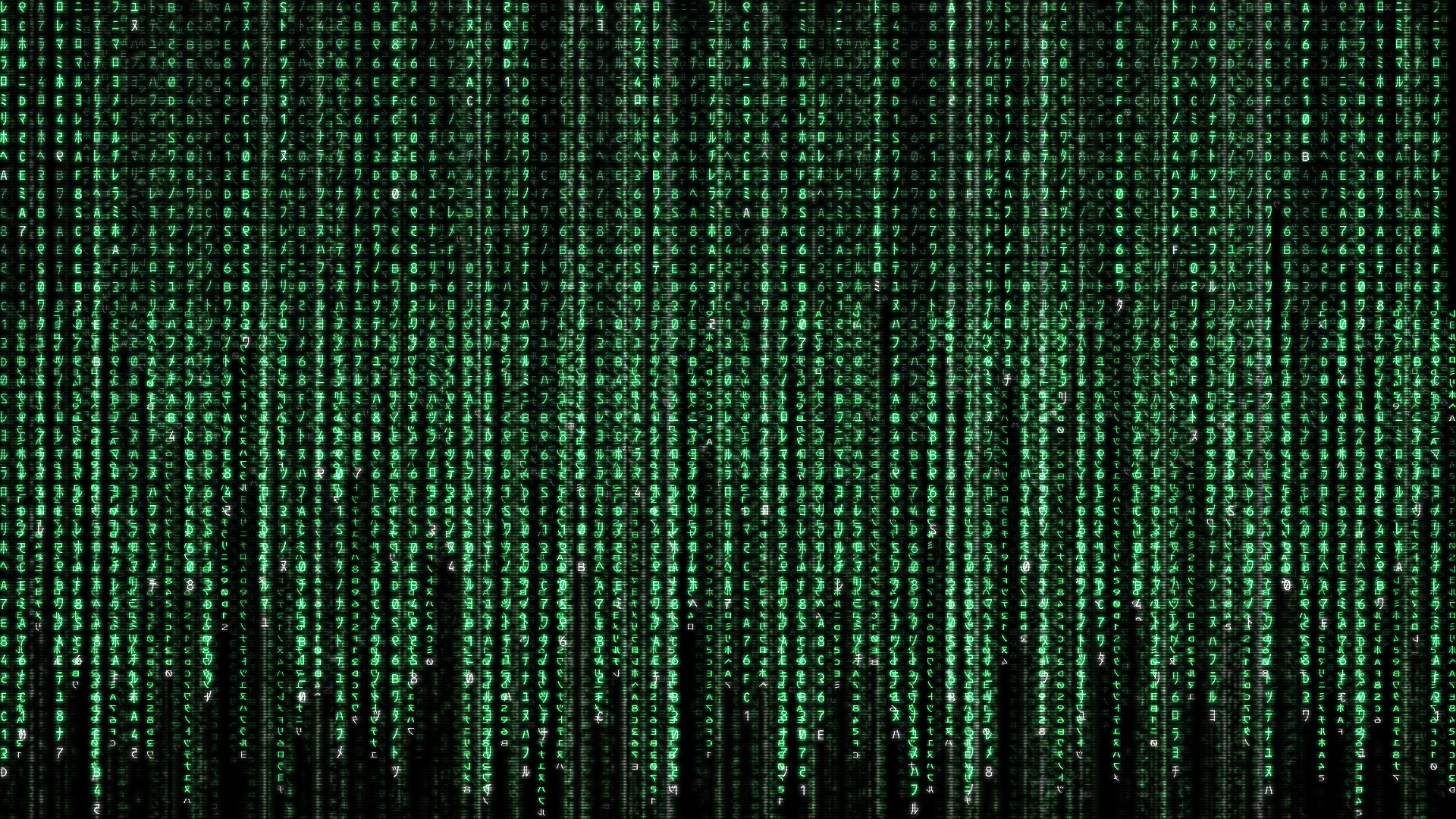 Matrix digital rain HD Wallpaper