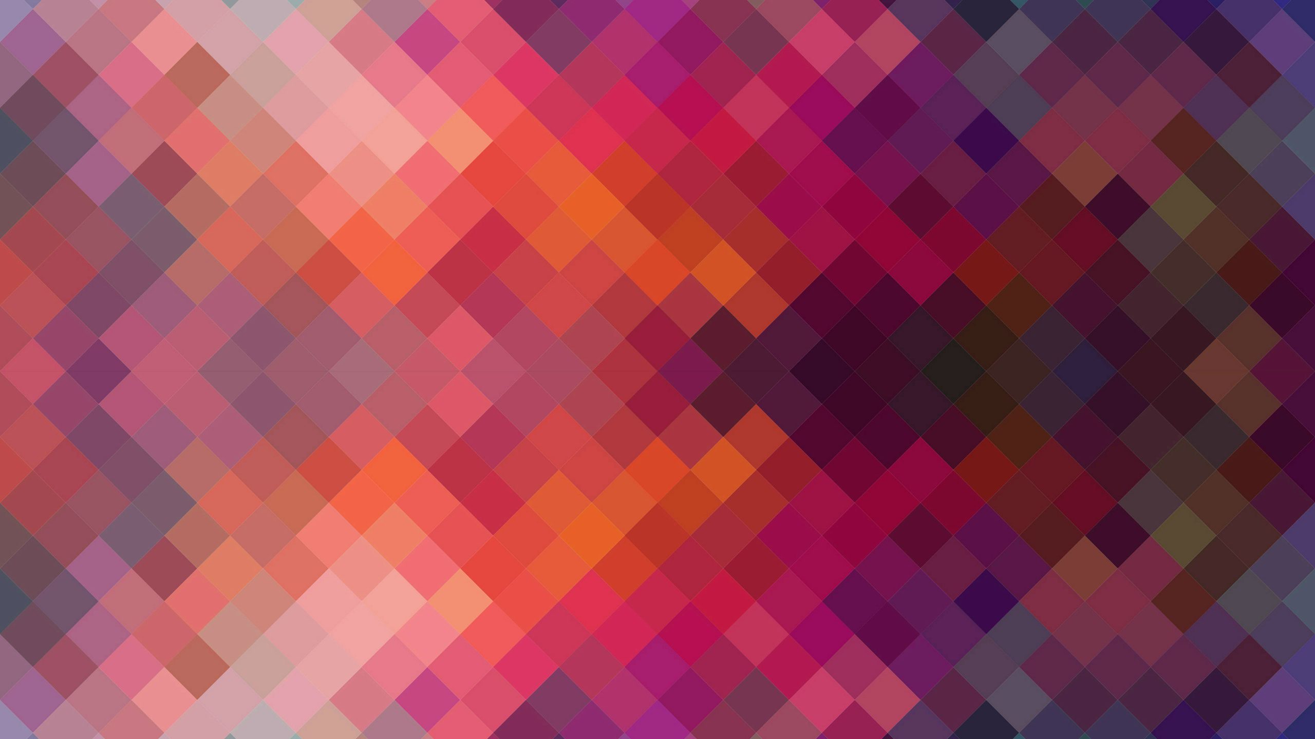 Geometric pattern with pink, red, orange, and purple colors HD Wallpaper