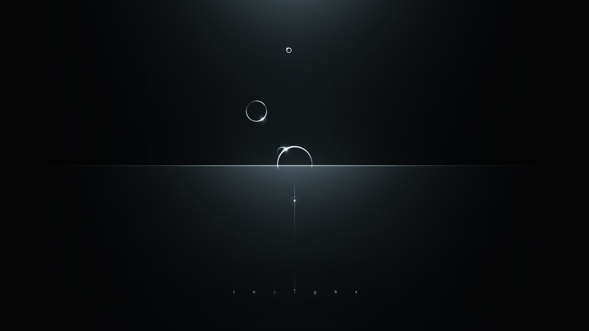 Insight abstract circles and line HD Wallpaper