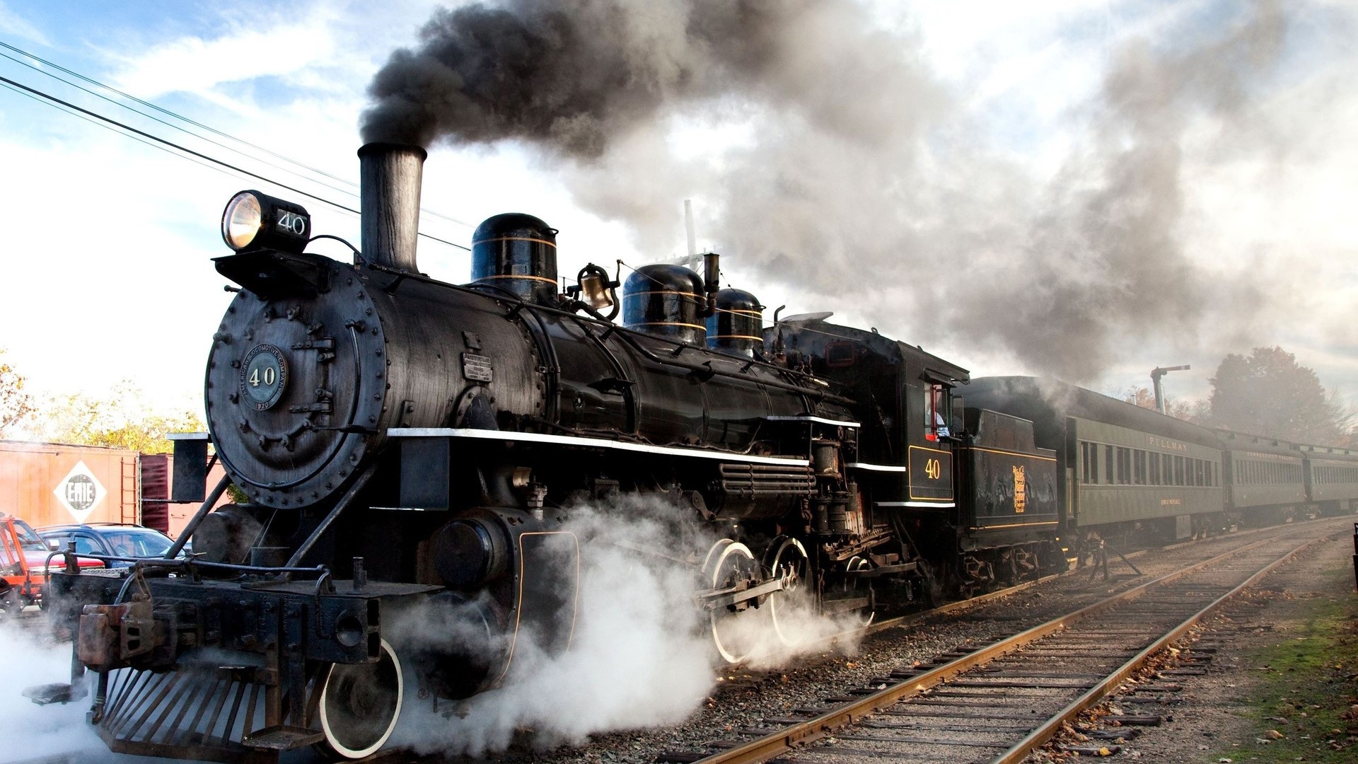 Steam Train Number 40 HD Wallpaper