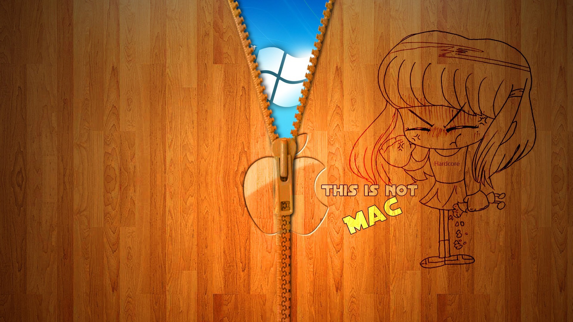 This Is Not Mac Wallpaper HD Wallpaper