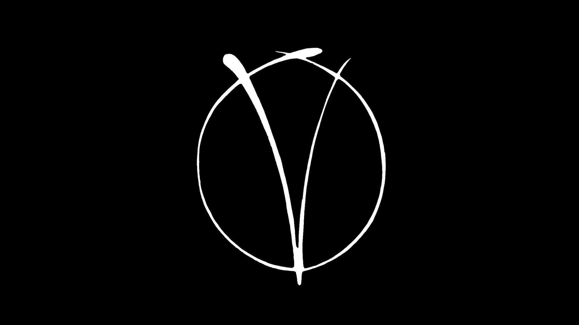 V for Vendetta symbol HD Wallpaper