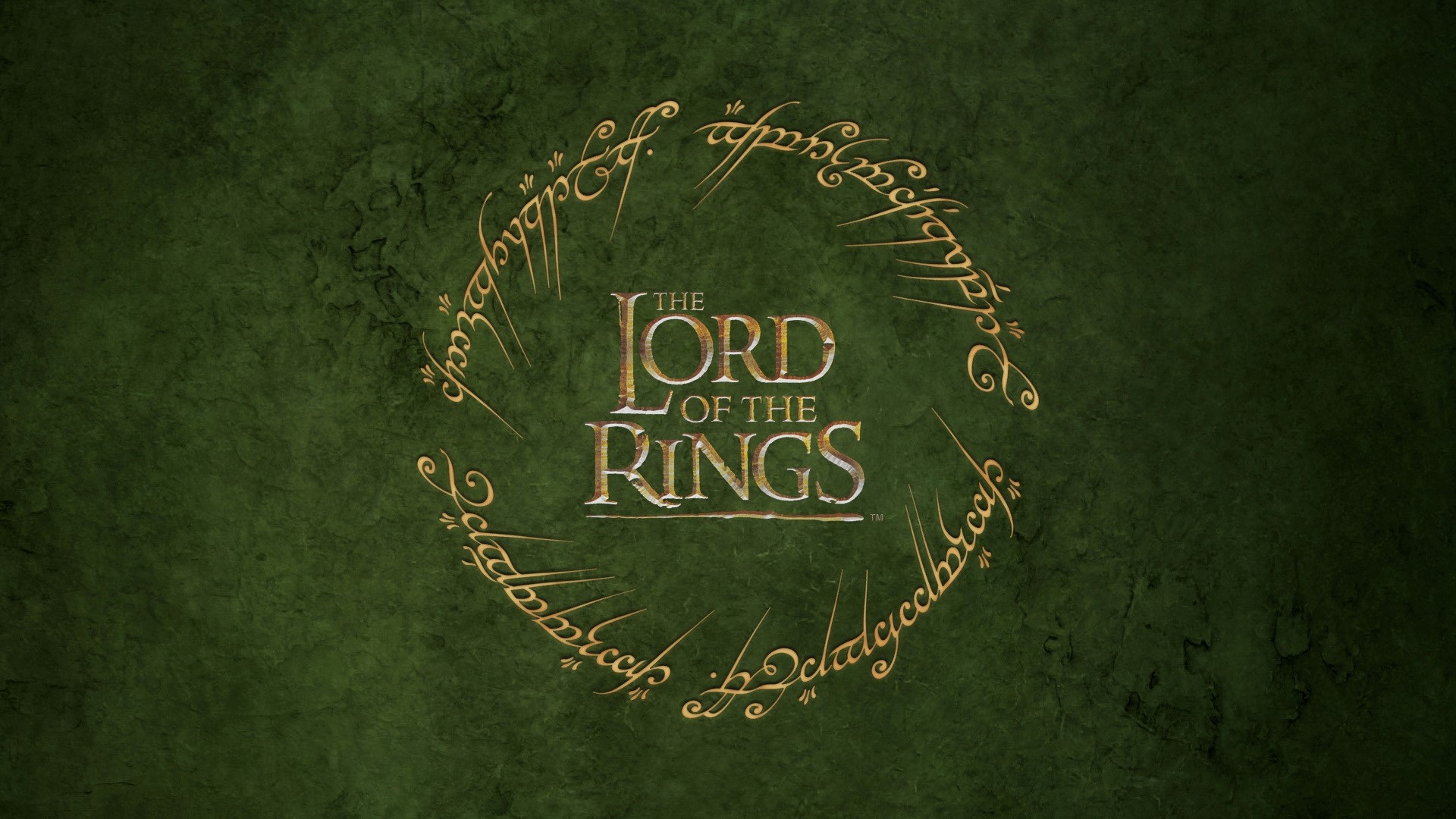 The Lord of the Rings Elven Logo Green HD Wallpaper