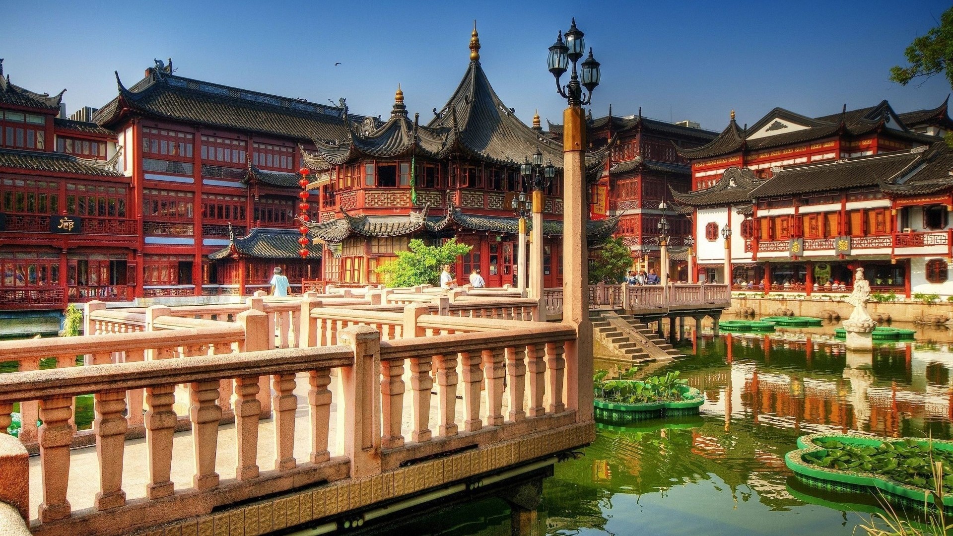 Shanghai Tea Palace HD Wallpaper