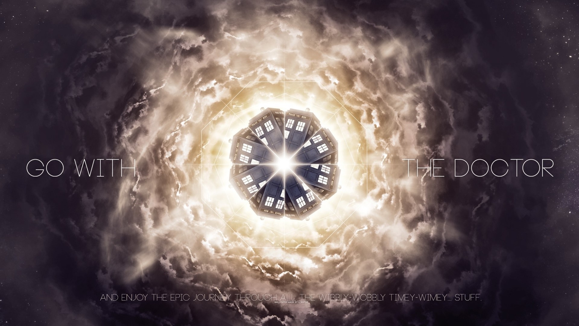 Doctor Who TARDIS Collage HD Wallpaper