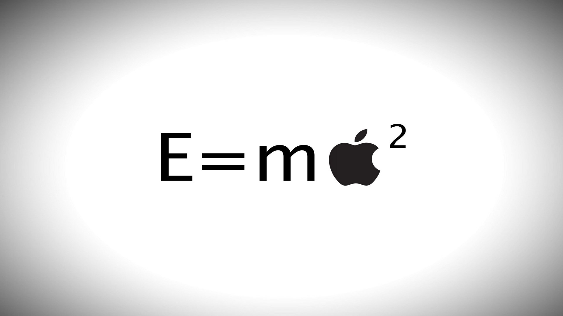 E=mc^2 Apple Logo HD Wallpaper