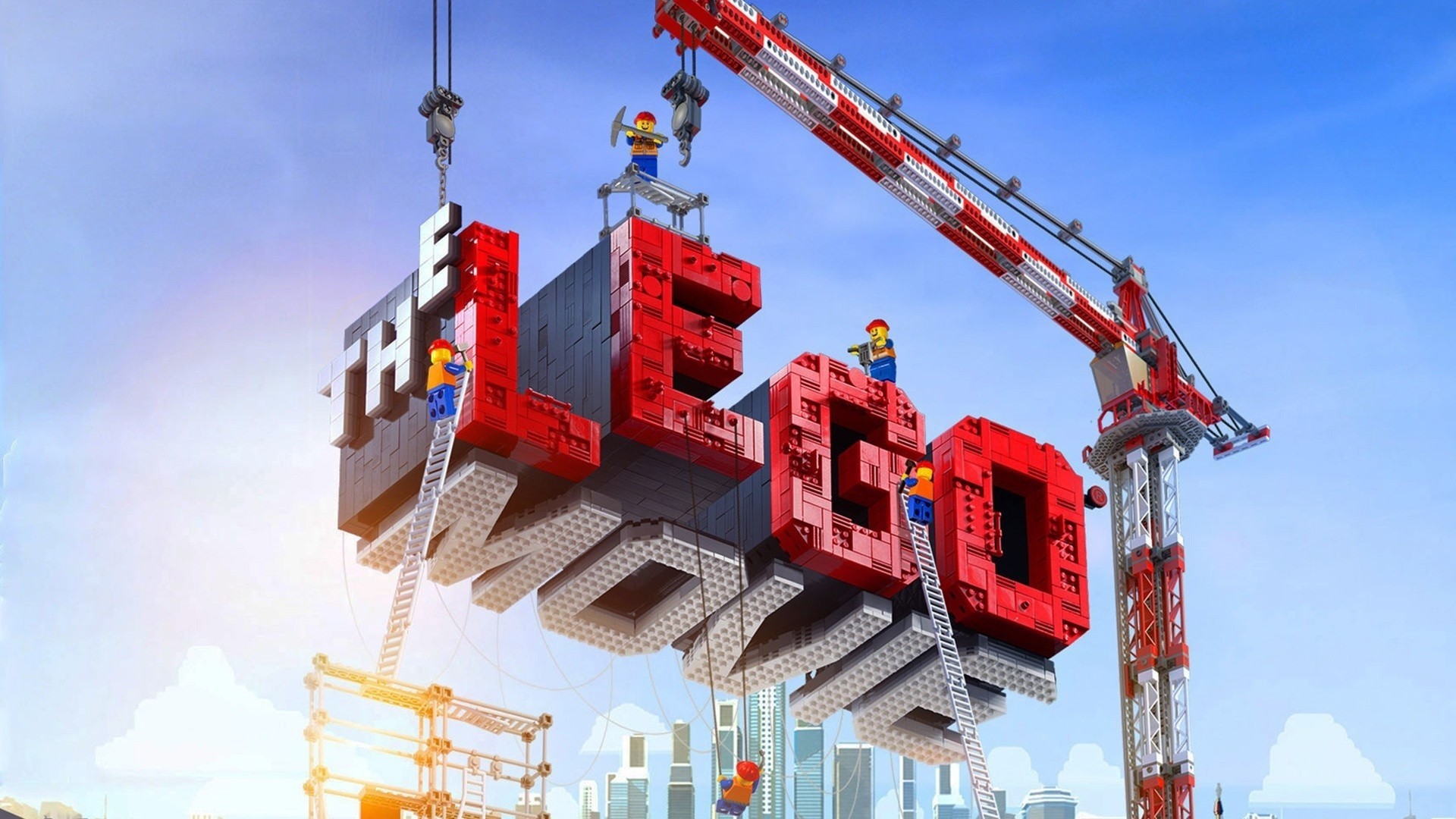 The Lego Movie construction site HD Wallpaper