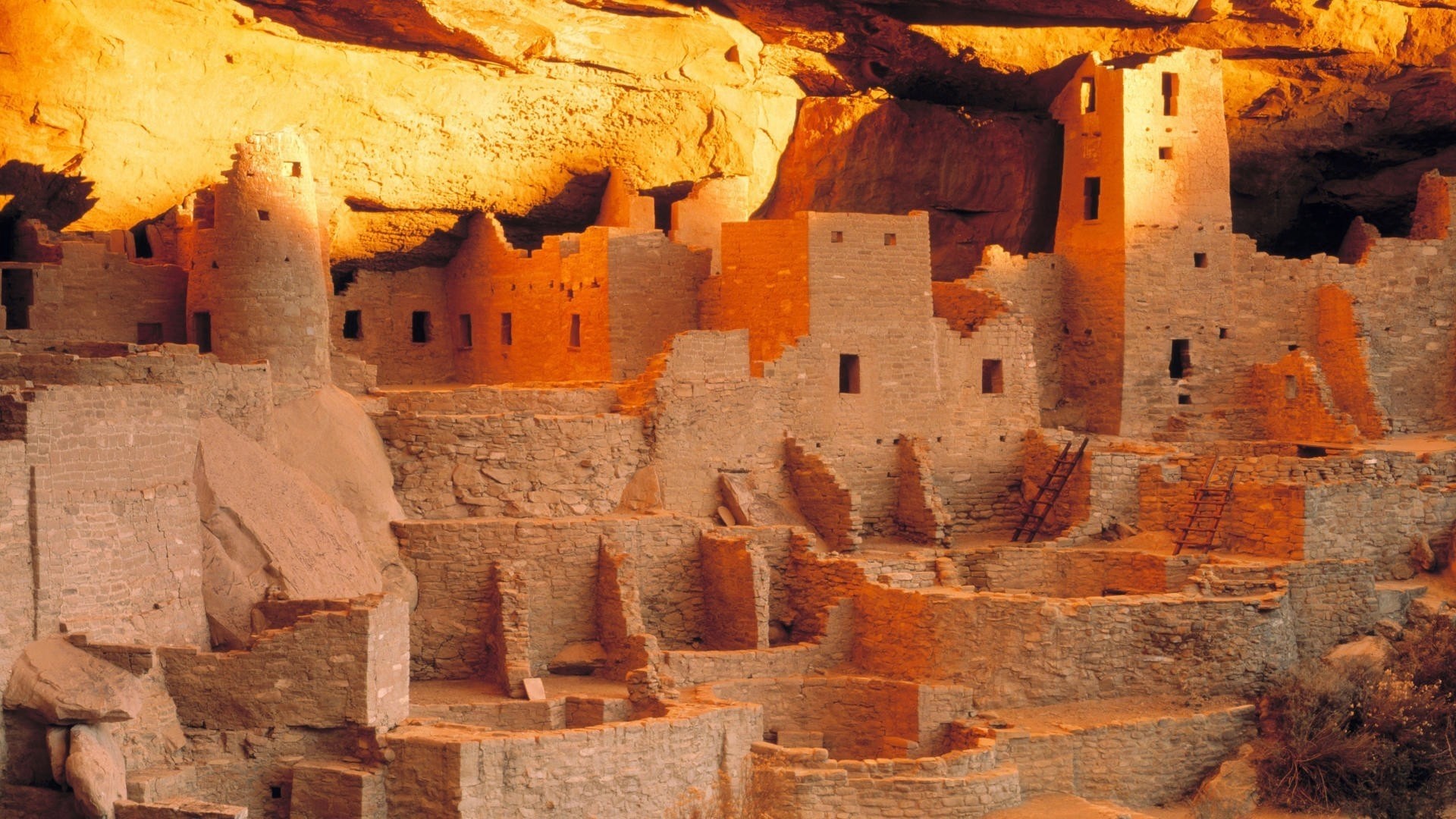 Mesa Verde National Park Cliff Dwellings HD Wallpaper