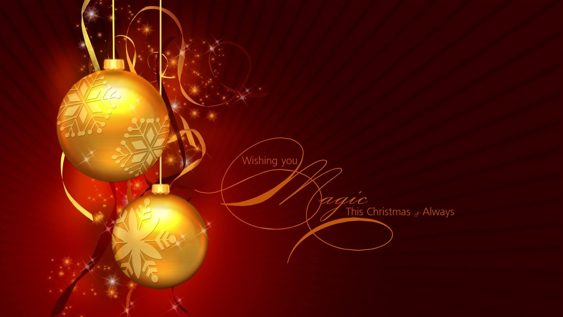 Wishing You Magic This Christmas HD Wallpaper