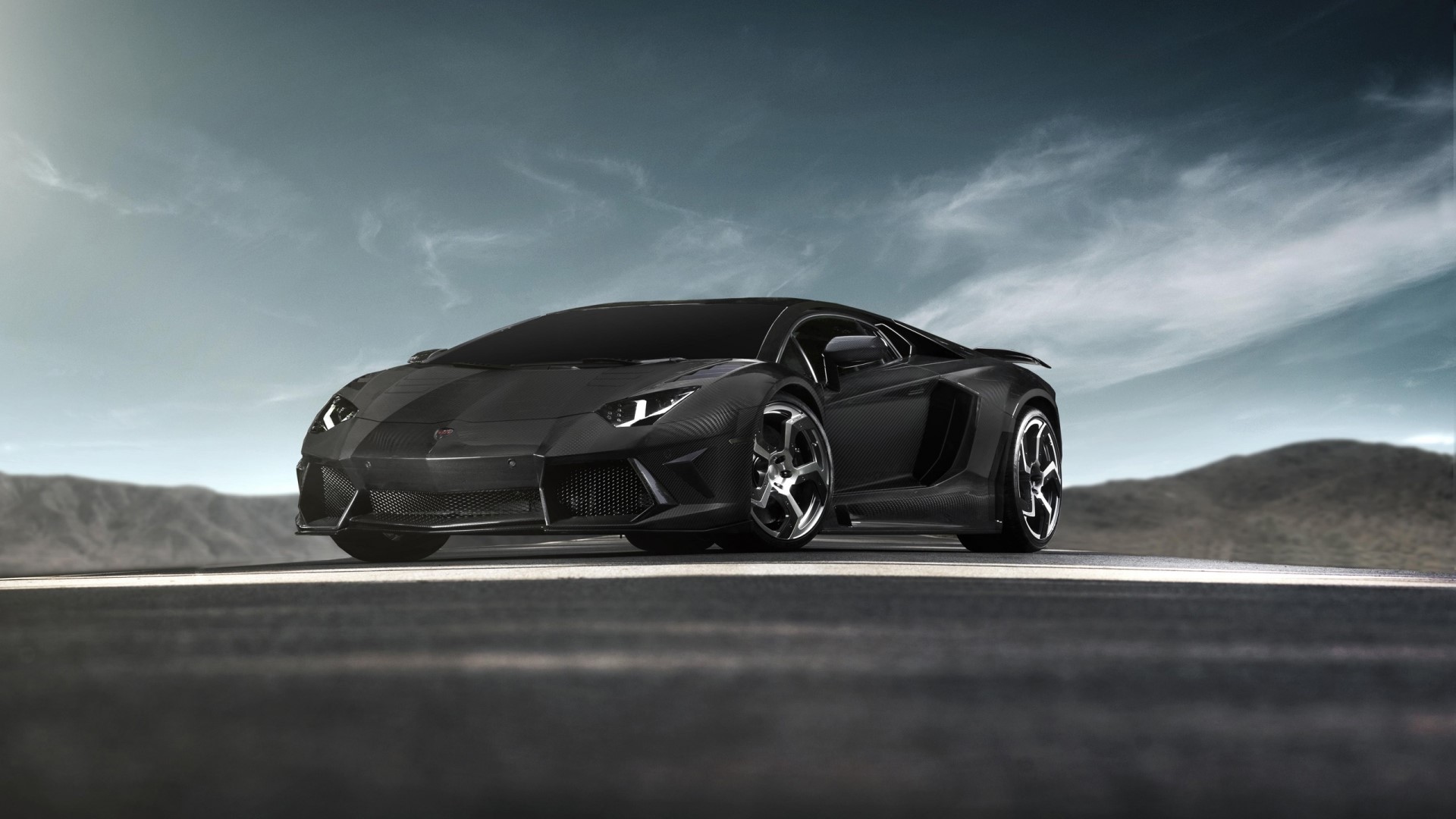 Mansory Lamborghini Aventador Carbon Fiber HD Wallpaper