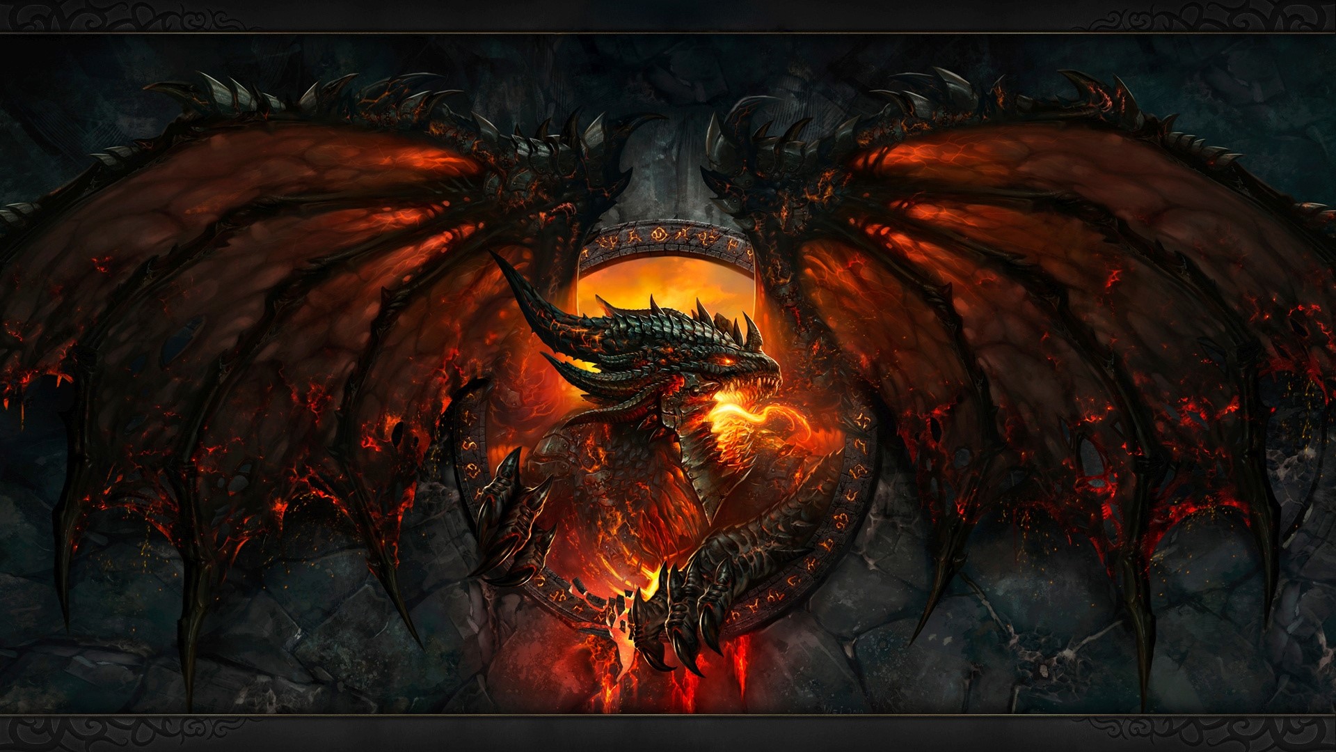 Dragon from World of Warcraft HD Wallpaper